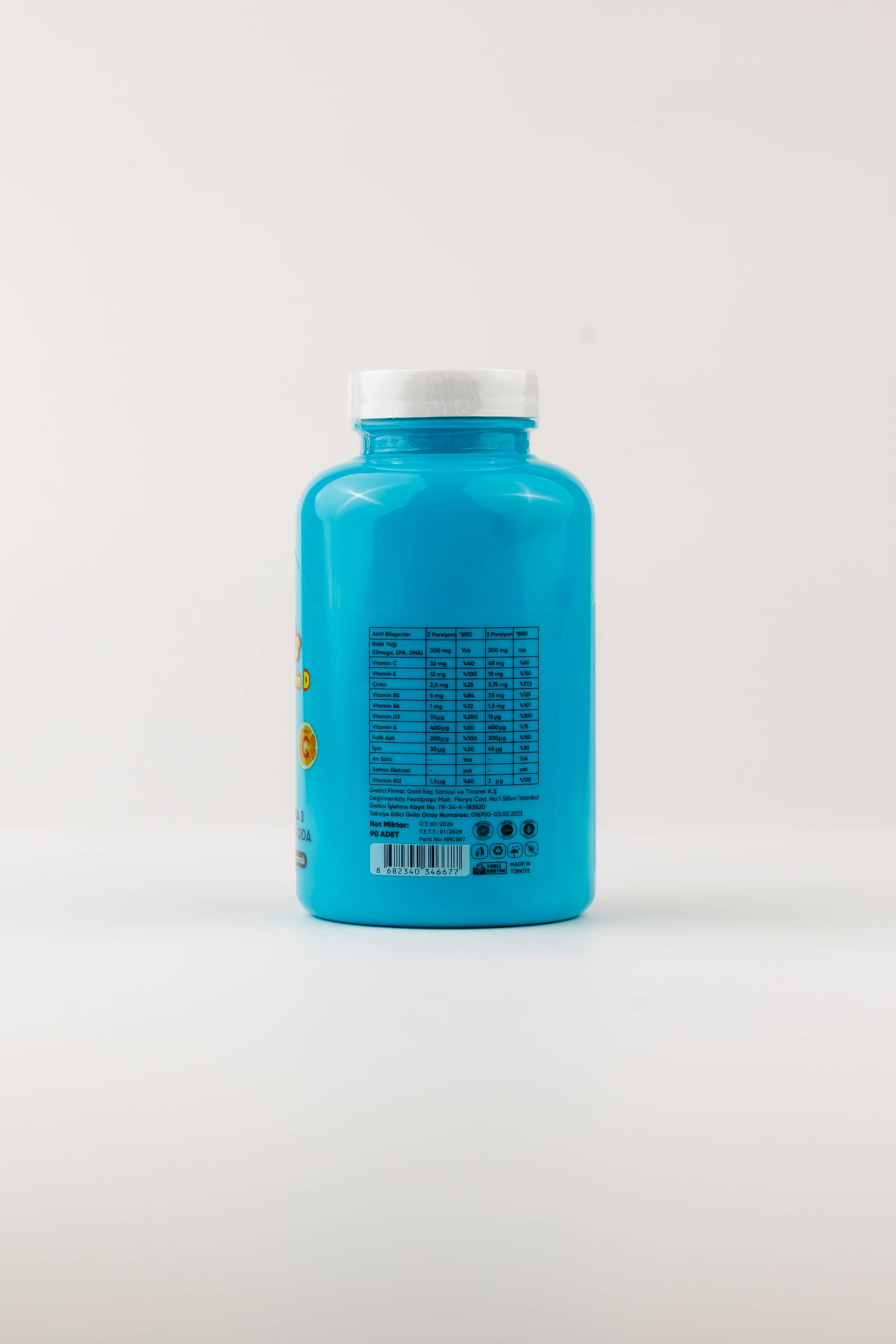 Narcissa Multikids Omega3 & Vitamin D, 90 gummies 3