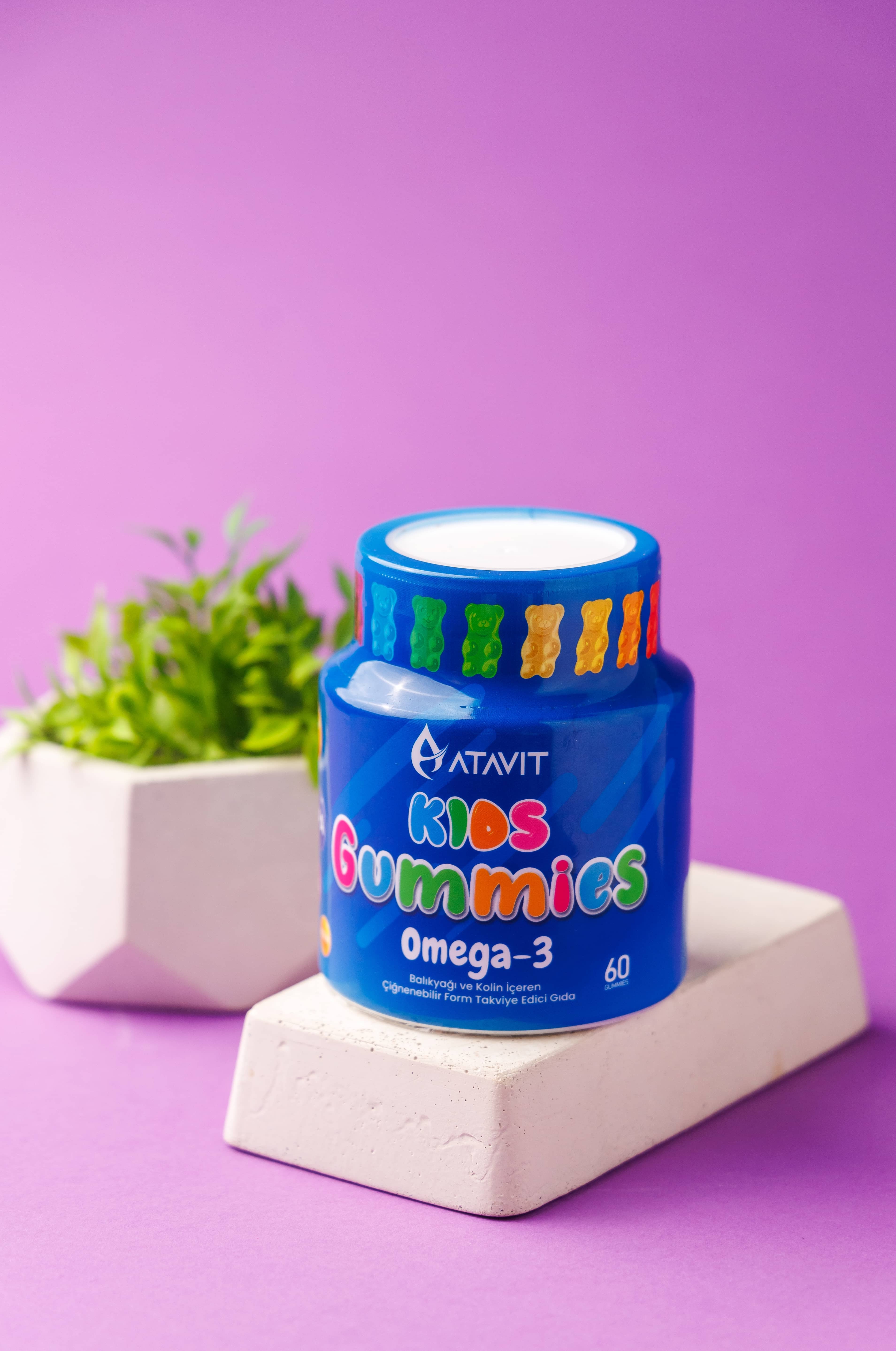 Atavit Kids Gummies Omega-3, 60 Gummies 4