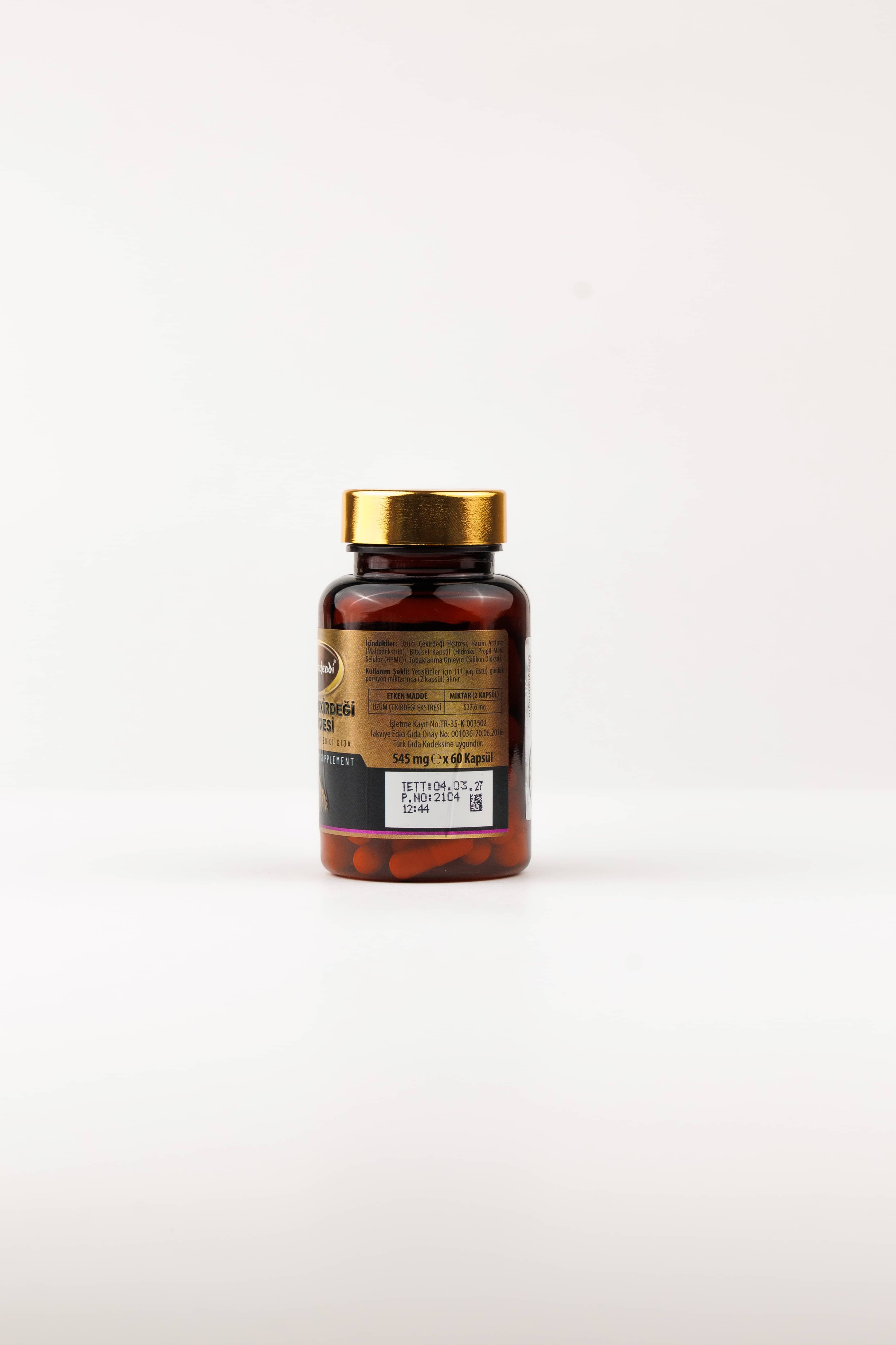 Mecitefendi Uzum cekirdegi 268 mg, 60 kapsul 3
