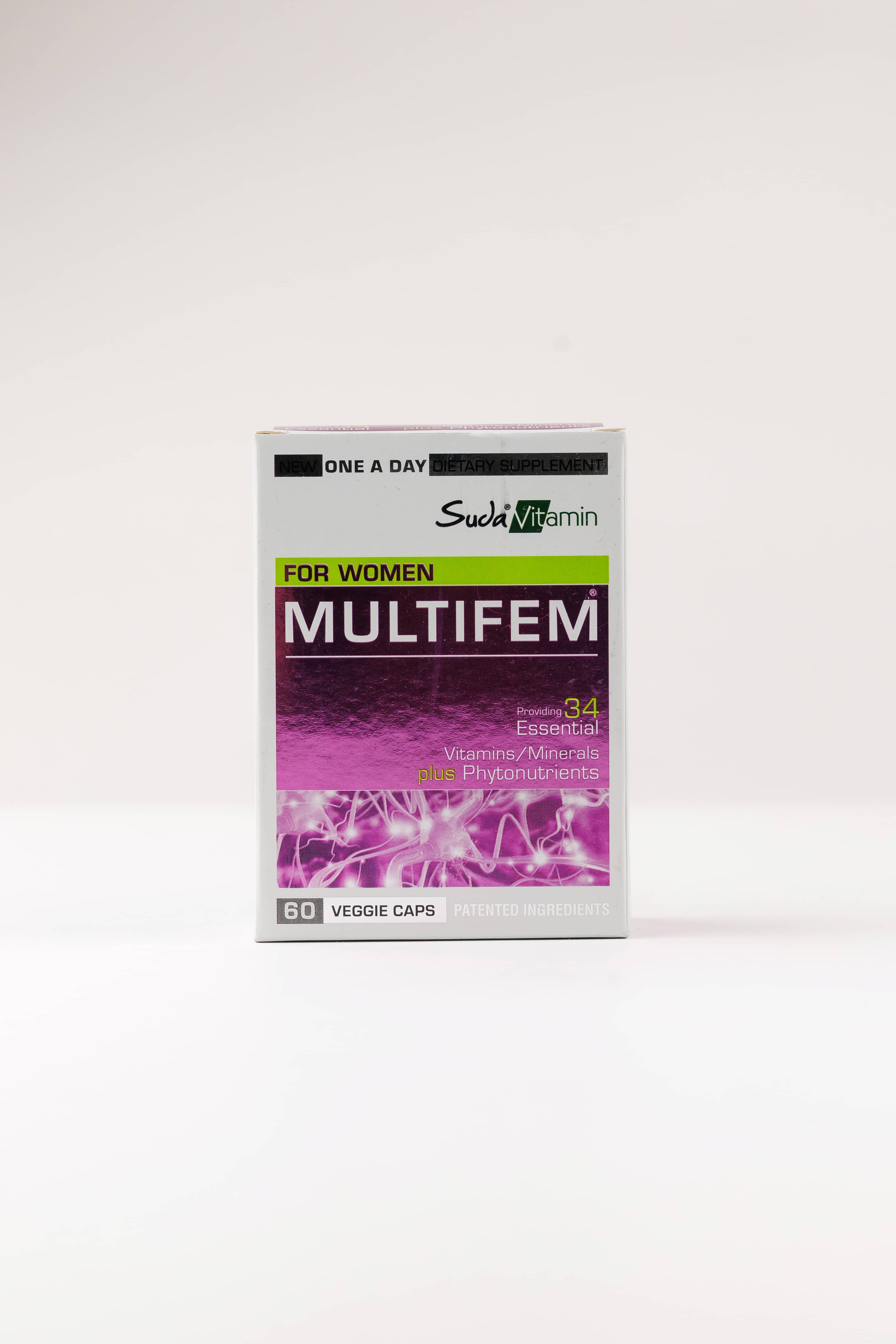 Suda Vitamin Multifem For Women Multivitamin 60 kapsul 2