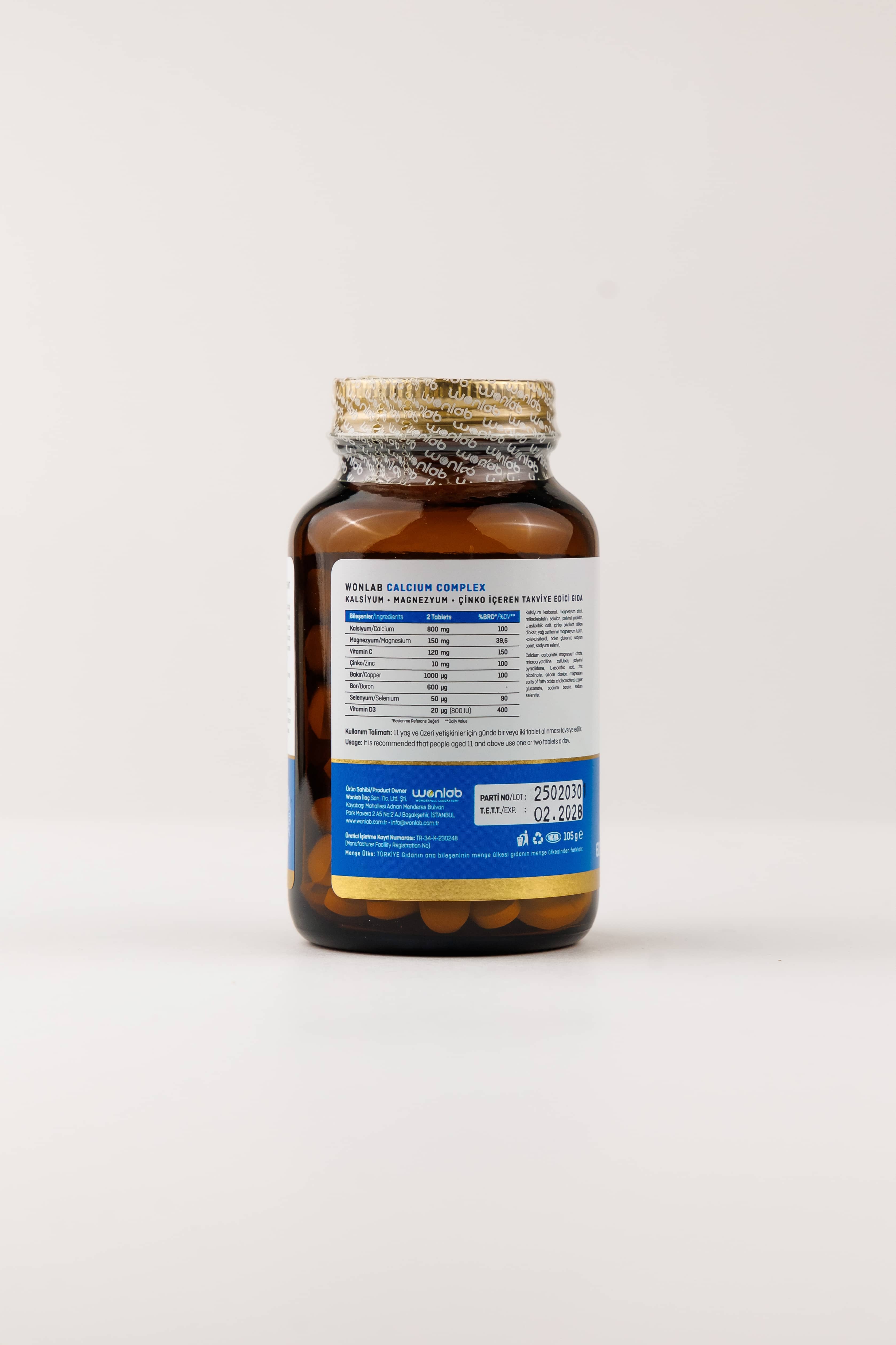 Wonlab Calcium Complex 60 tablet 3