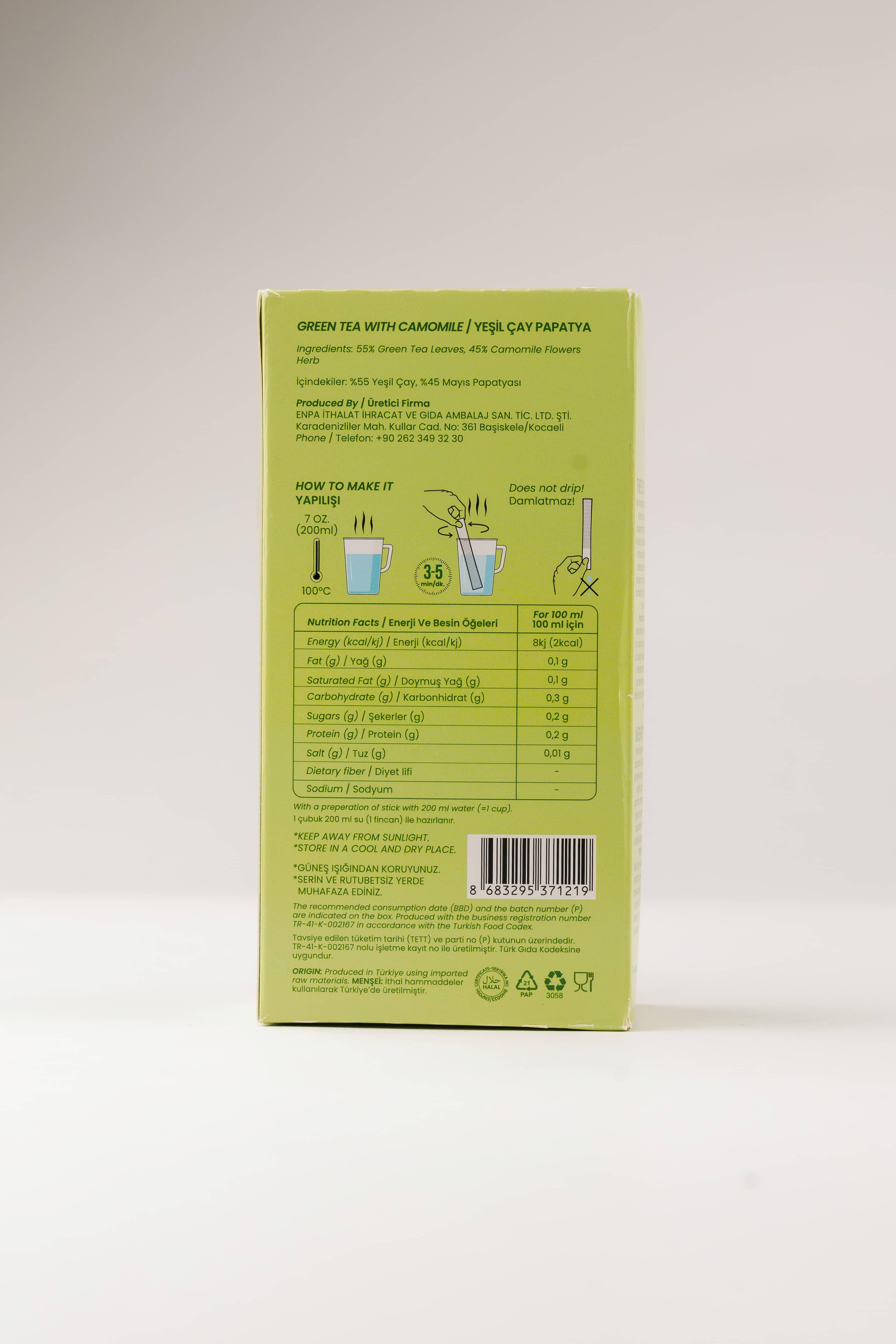 Mesh Stick Green Tea 16 stick 3
