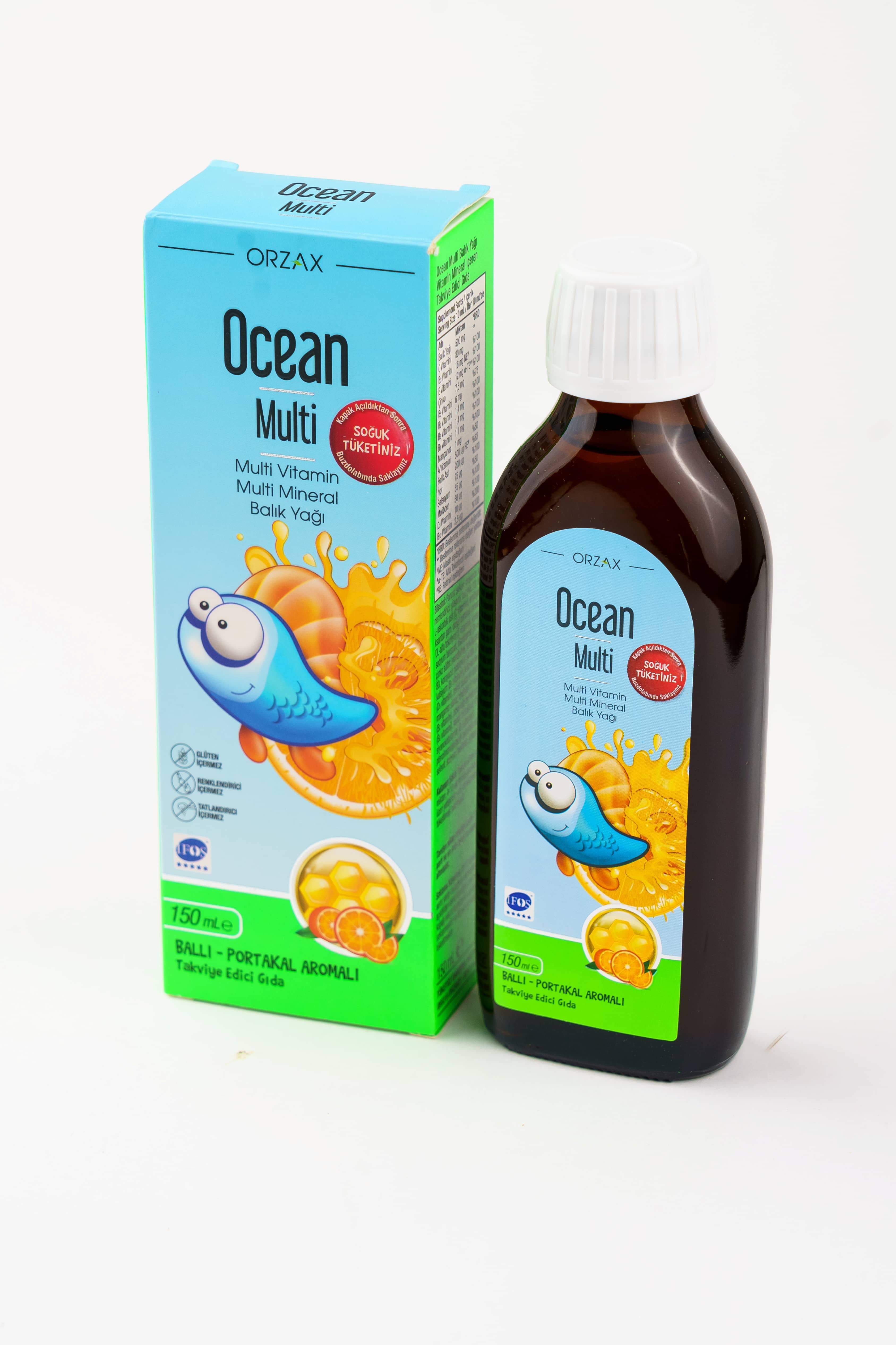 Orzax Multi Balli Portakalli Surup, 150 ml 1