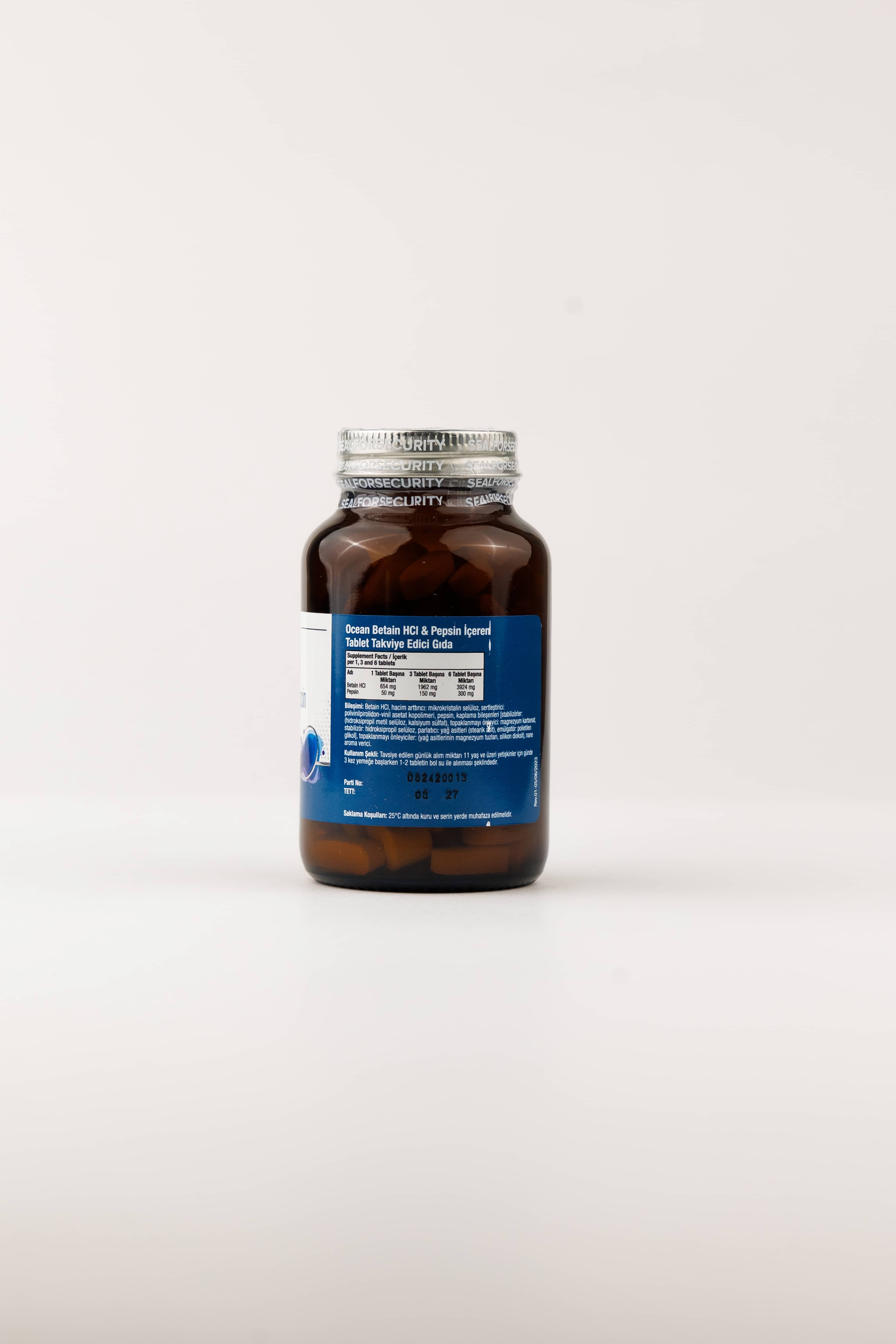 Orzax Betain HCI + Pepsin, 120 Tablet 4