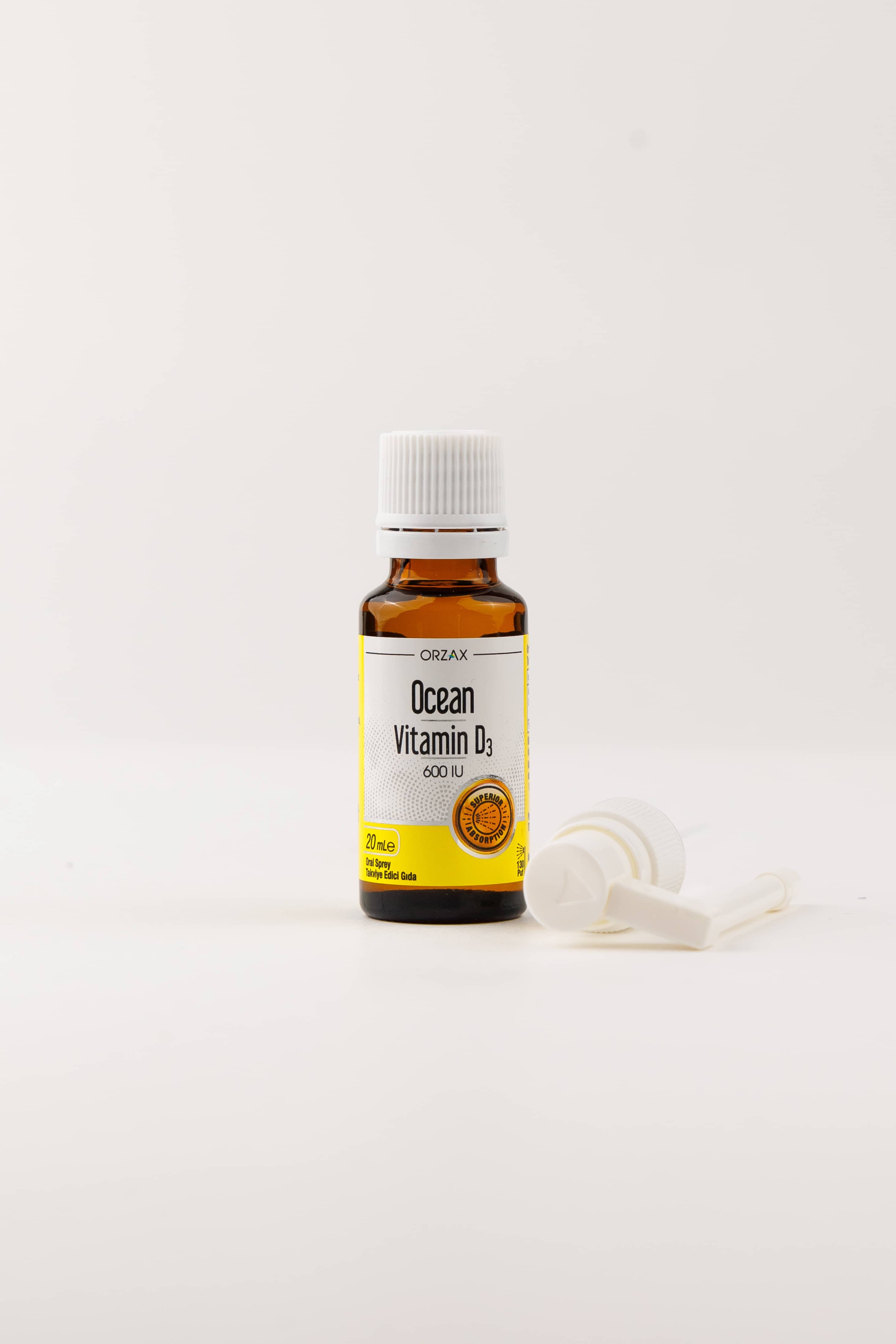 Orzax Vitamin D3 SPREY 600 IU, 20 Ml 2
