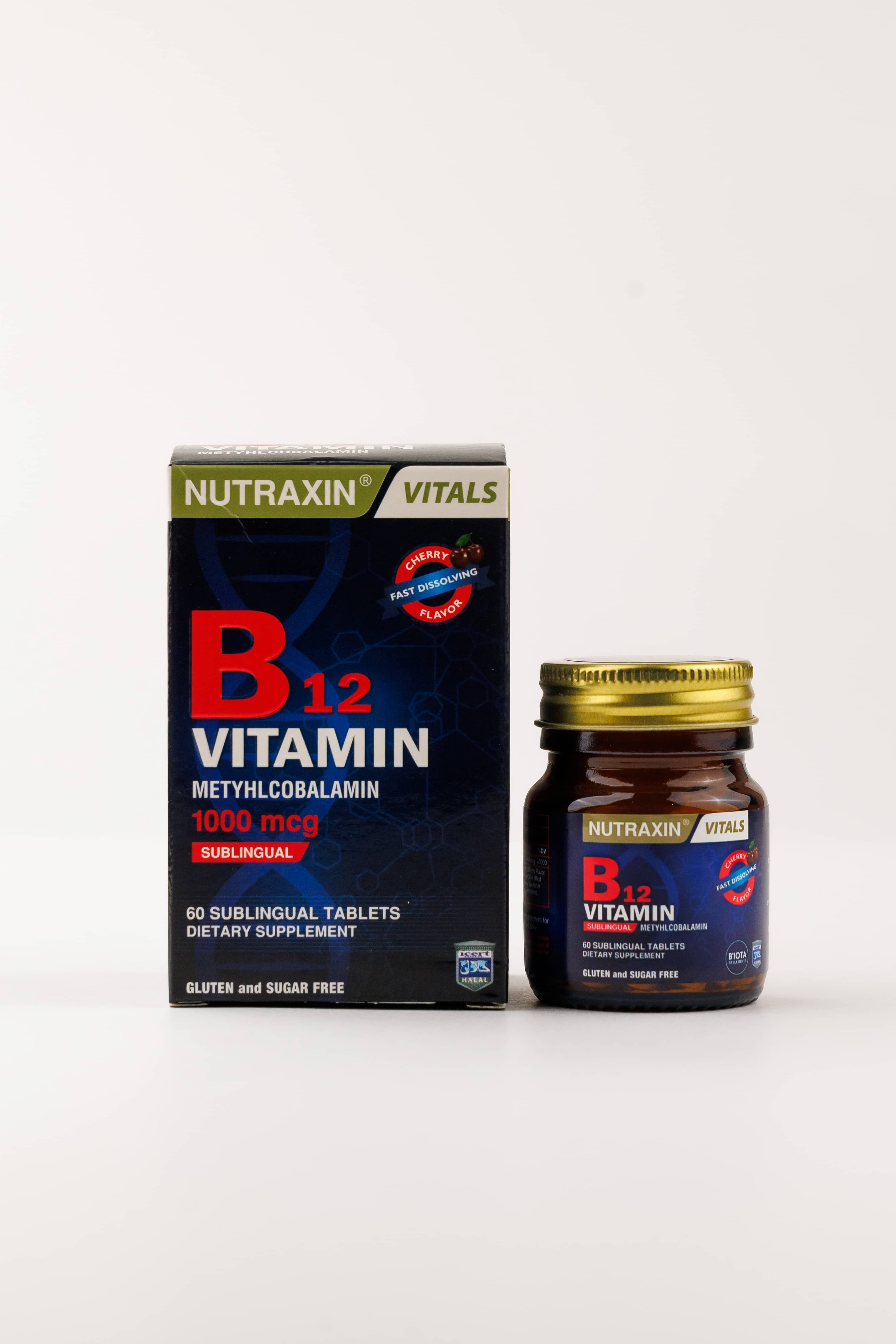 Nutraxin B12 Vitamini (1000 Mcg), 60 Dil Altı Tableti 4