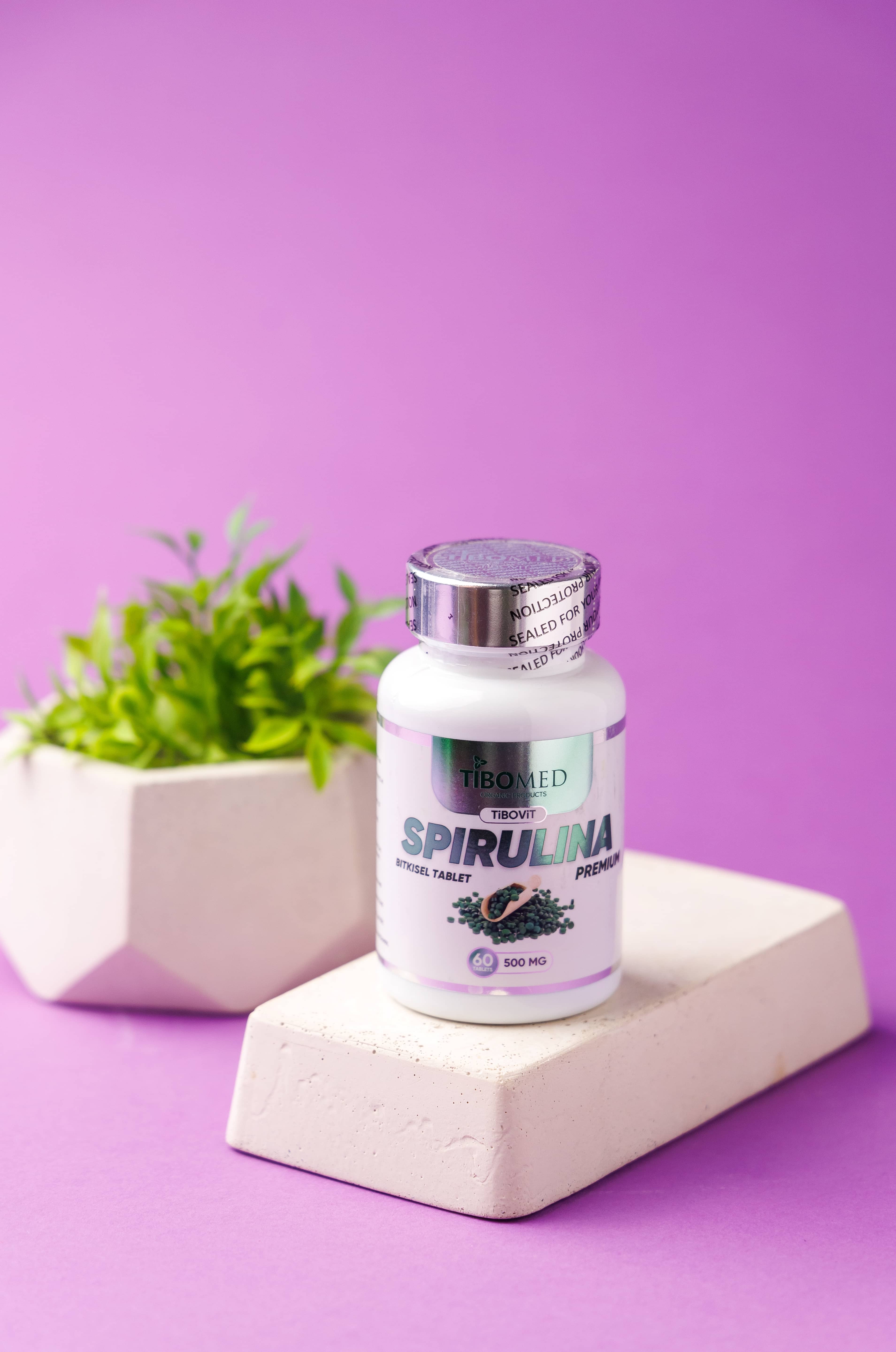 TIBOMED Spirulina 500mg, 60 tablet 4