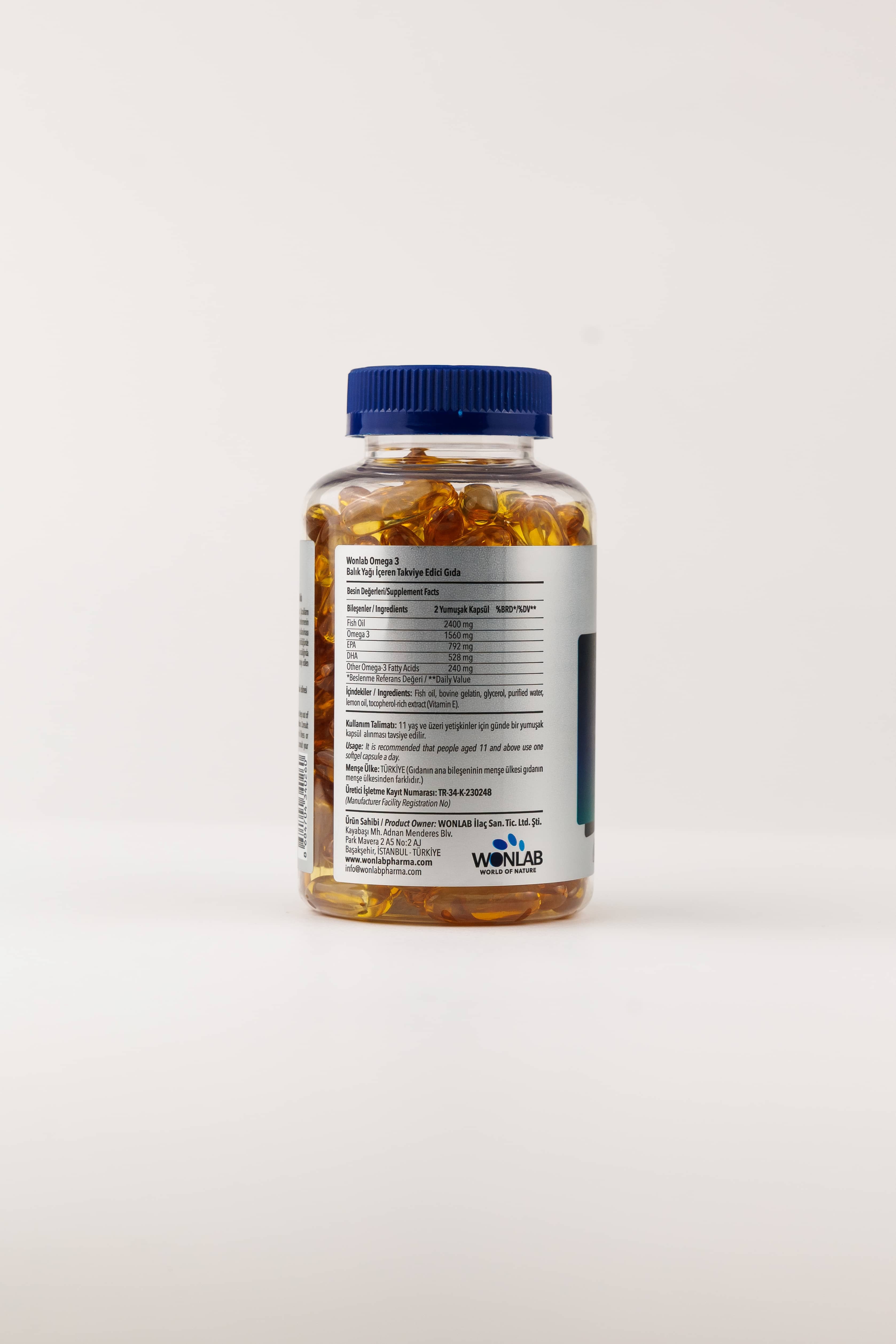 Wonlab Omega 3 2400mg 150 kapsul 3