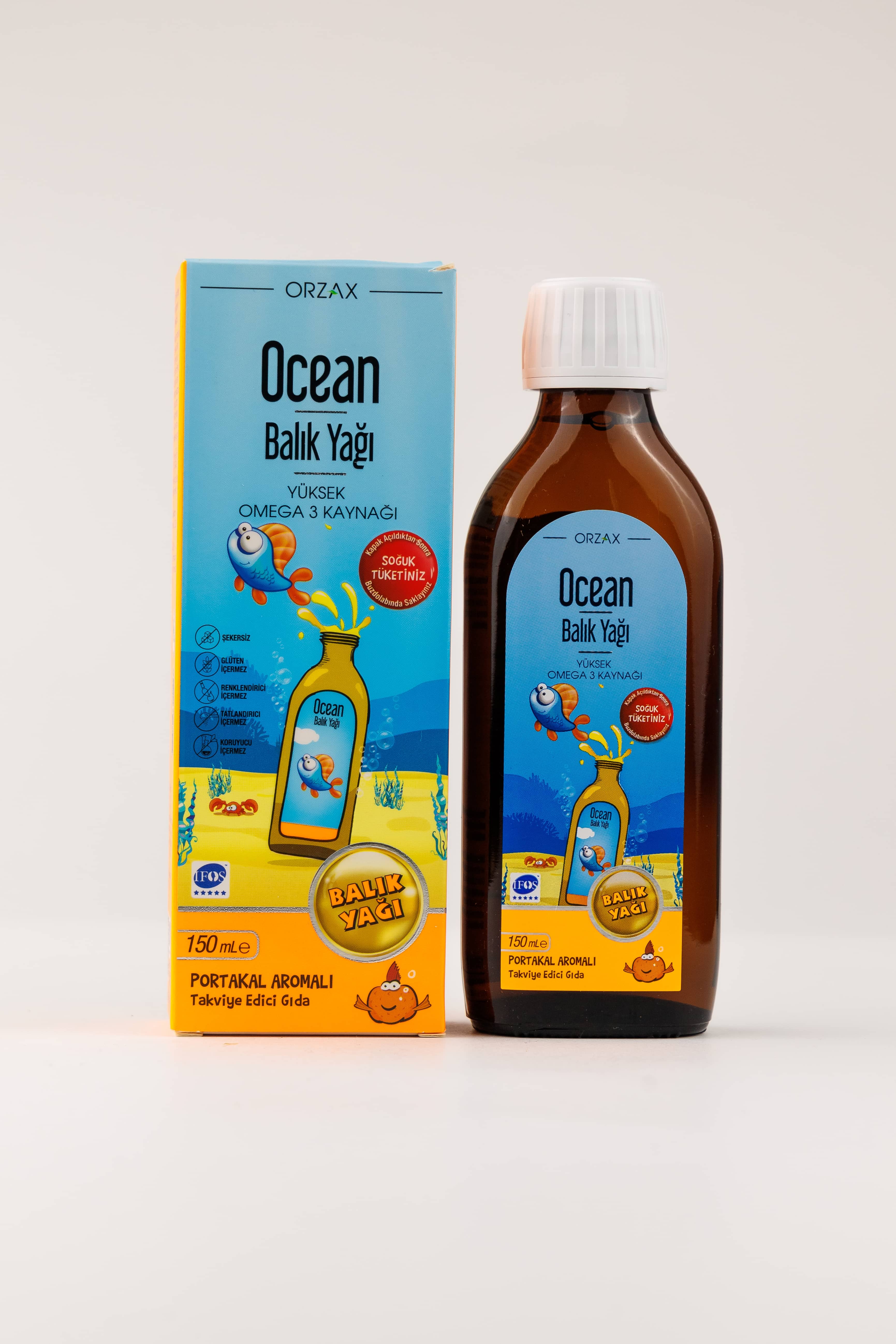 Orzax Portakal Balik Yagi Surup, 150 ml 4