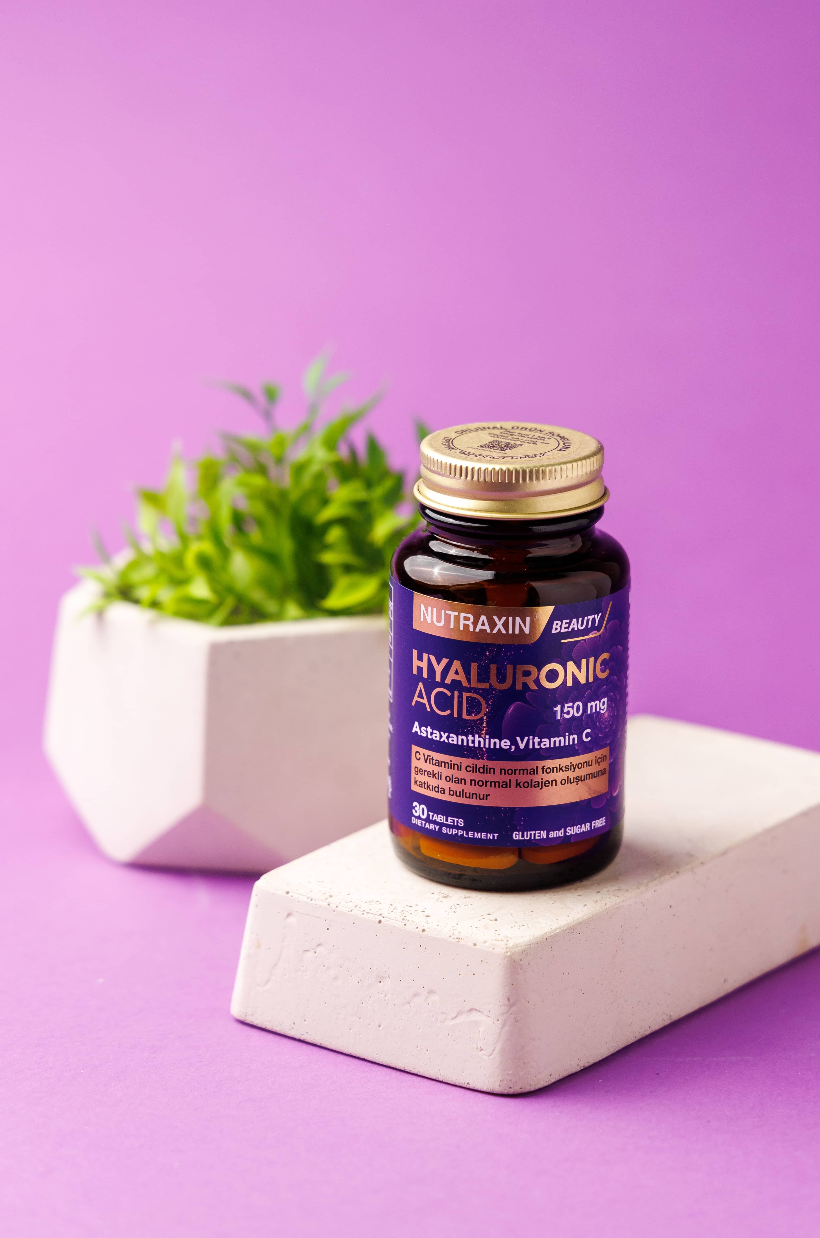Nutraxin Hyaluronic Acid C Vitamini, 30 Tablet 5