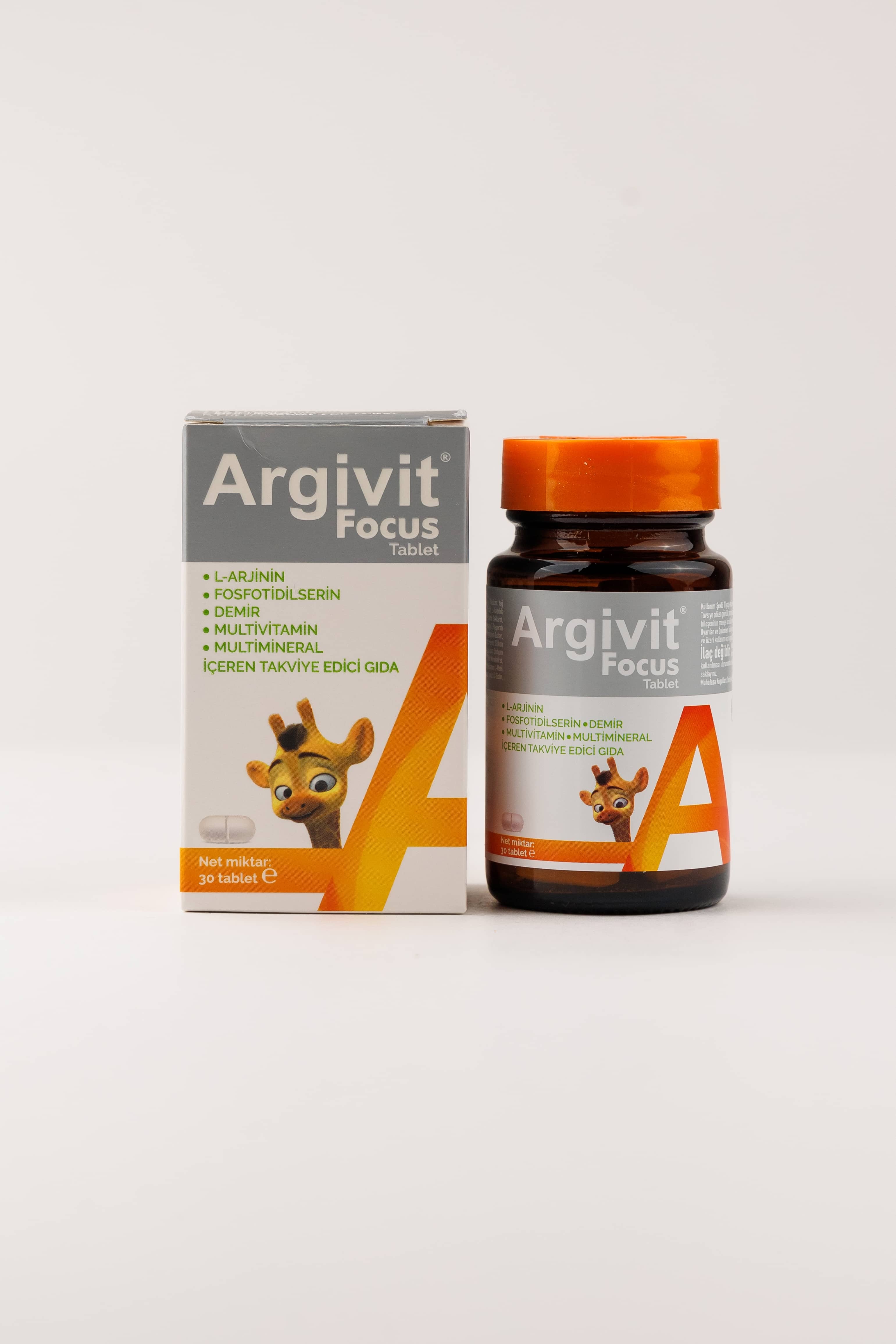 Argivit Focus Fosfotidselin L-Arginin Multivitamin, 30 tablet 4