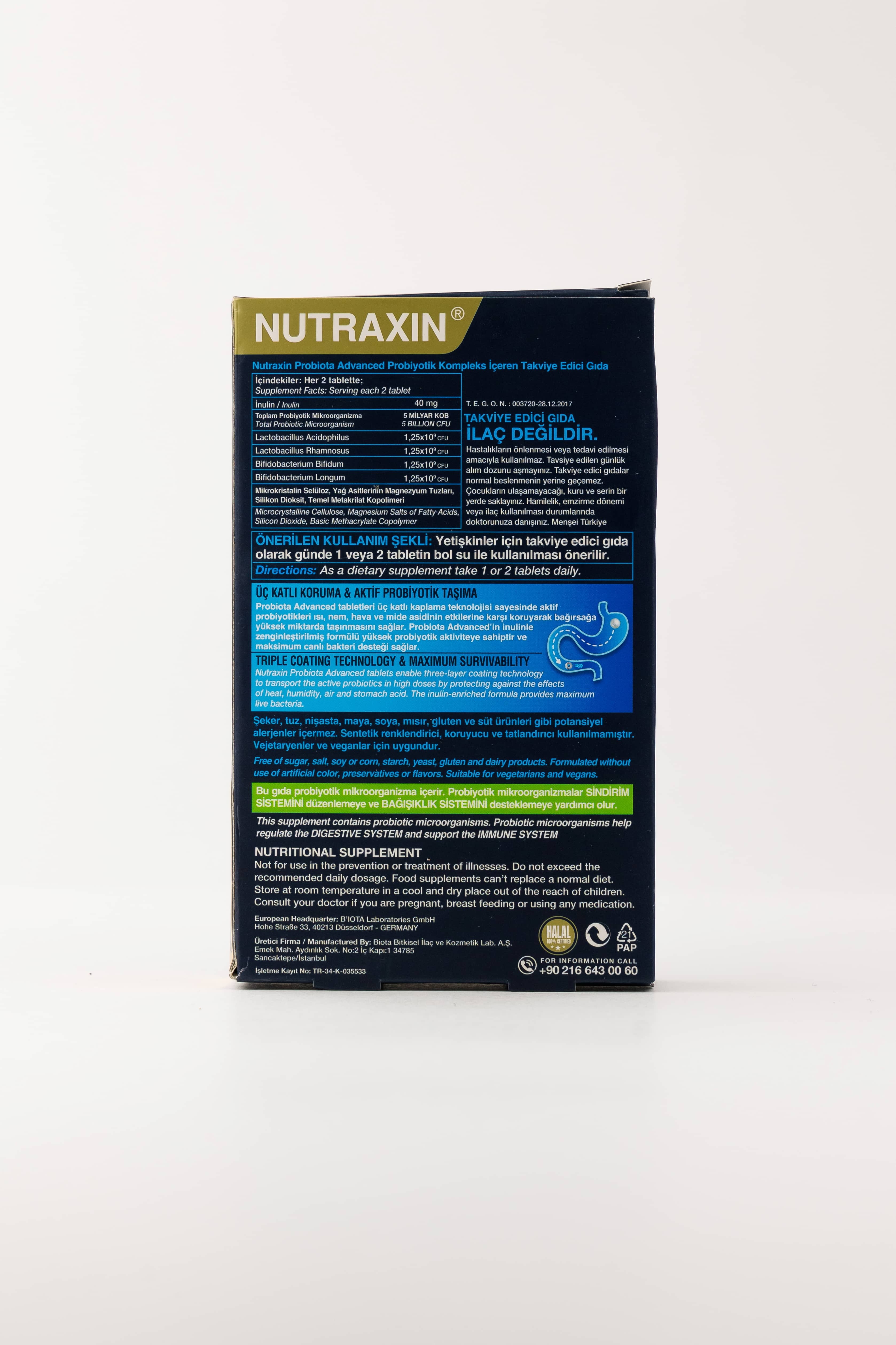 Nutraxin Probiotik 60 tablet 3