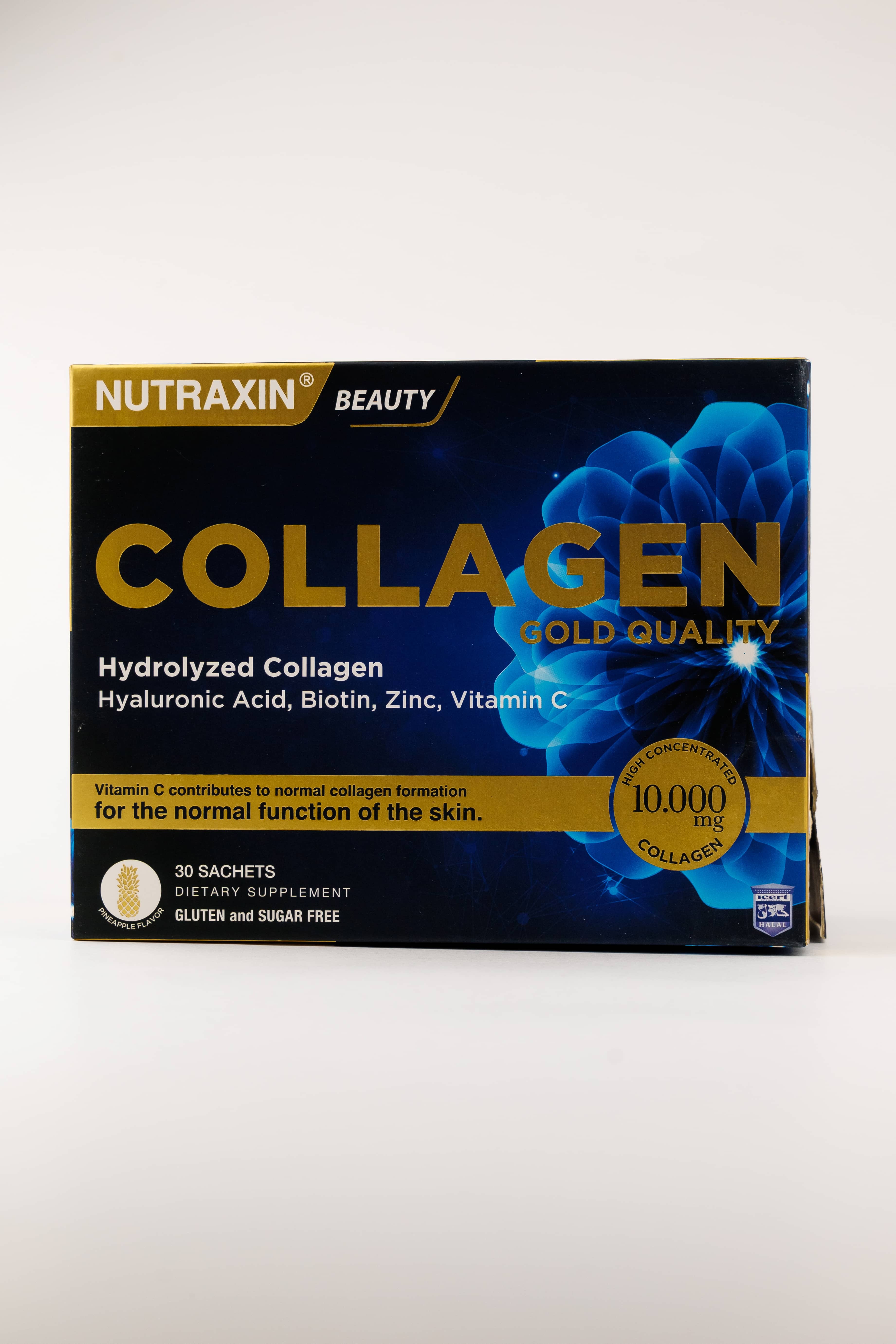 Nutraxin Collagen 10.000 Mg Tip 1 Tip 3 Ananas Aromalı, 30 Saşe 4