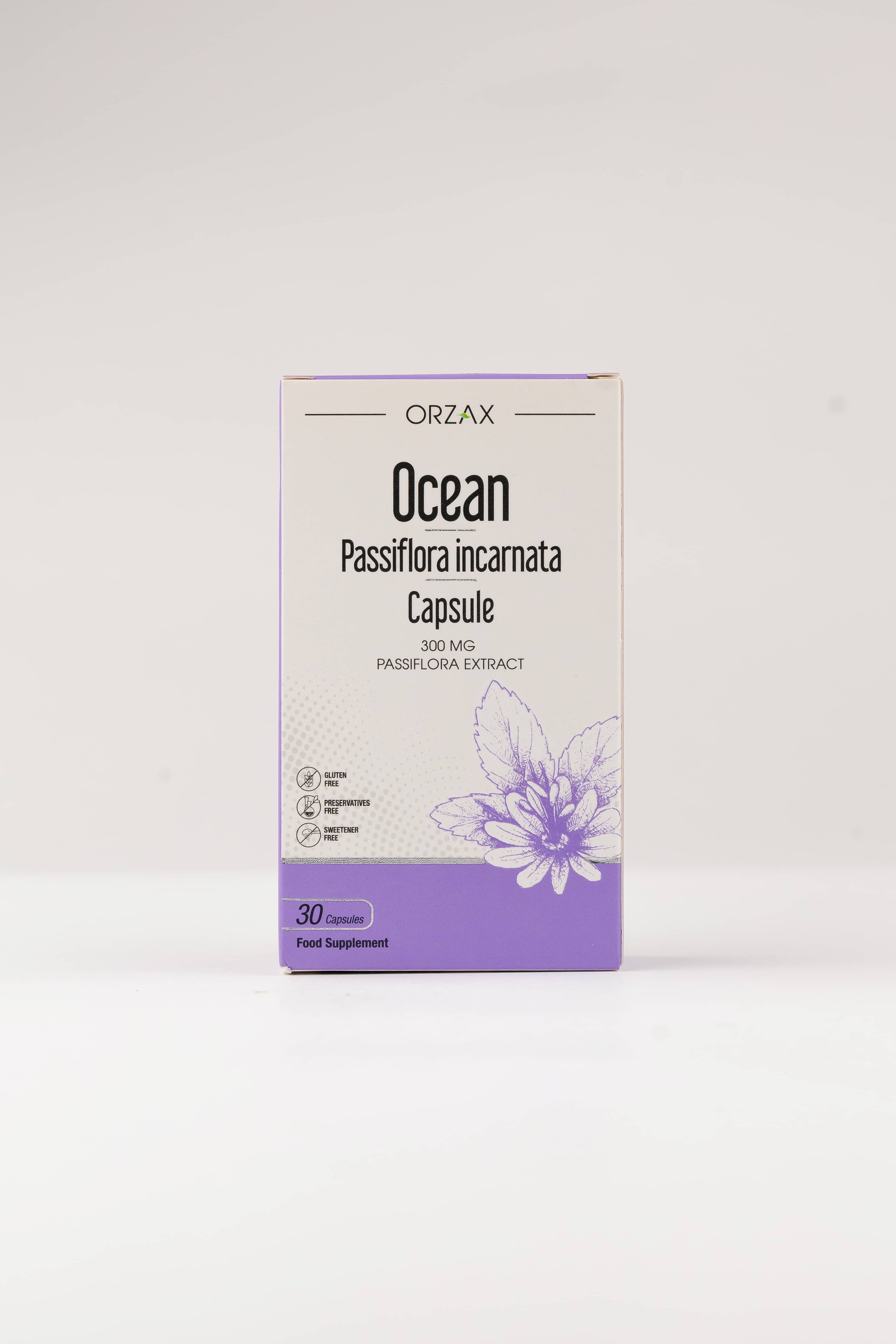 Orzax Passiflora 120 mg, 30 Kapsül 2