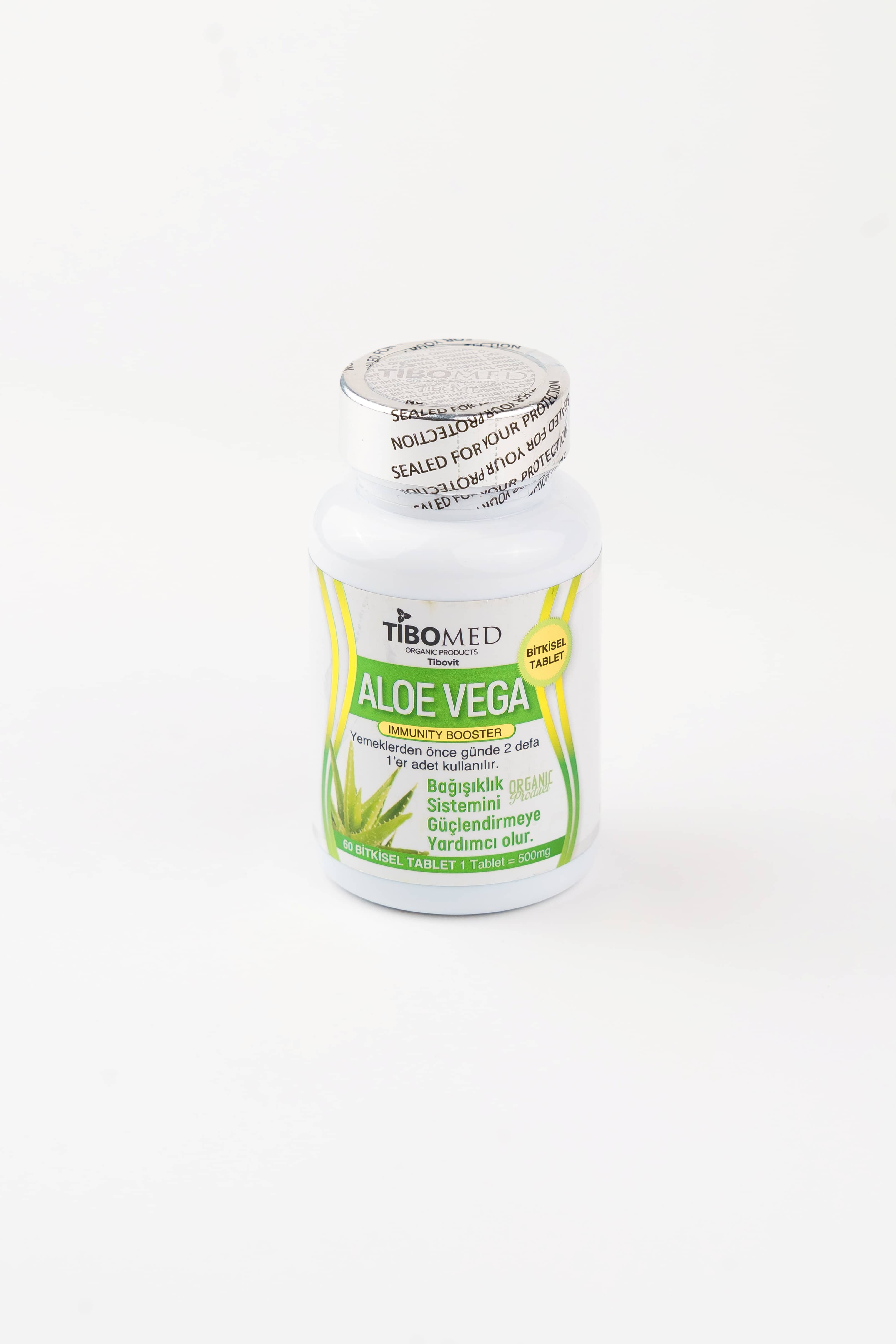 TIBOMED Aloe Vega 500 mg, 60 tablet 1