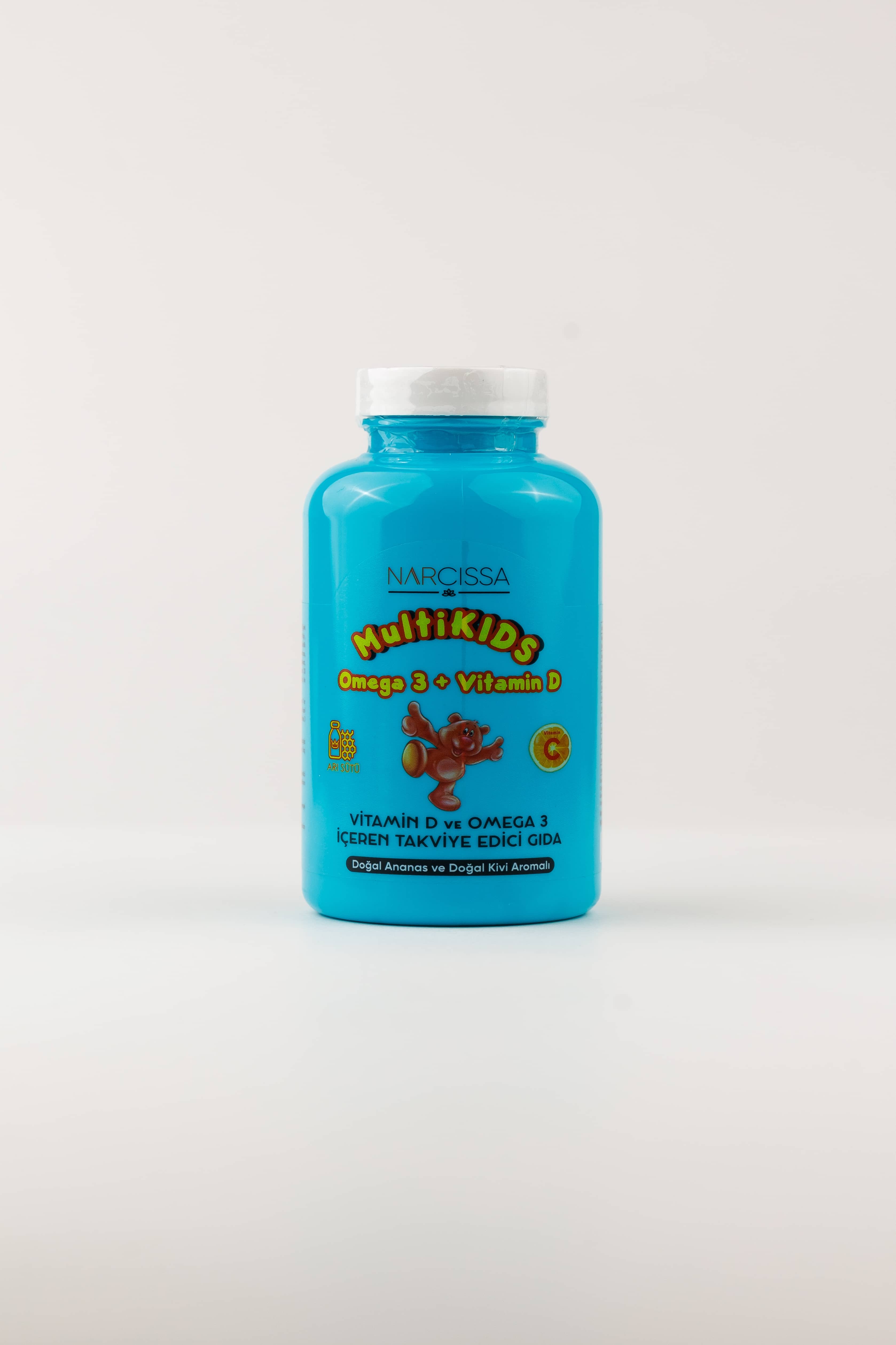 Narcissa Multikids Omega3 & Vitamin D, 90 gummies 2