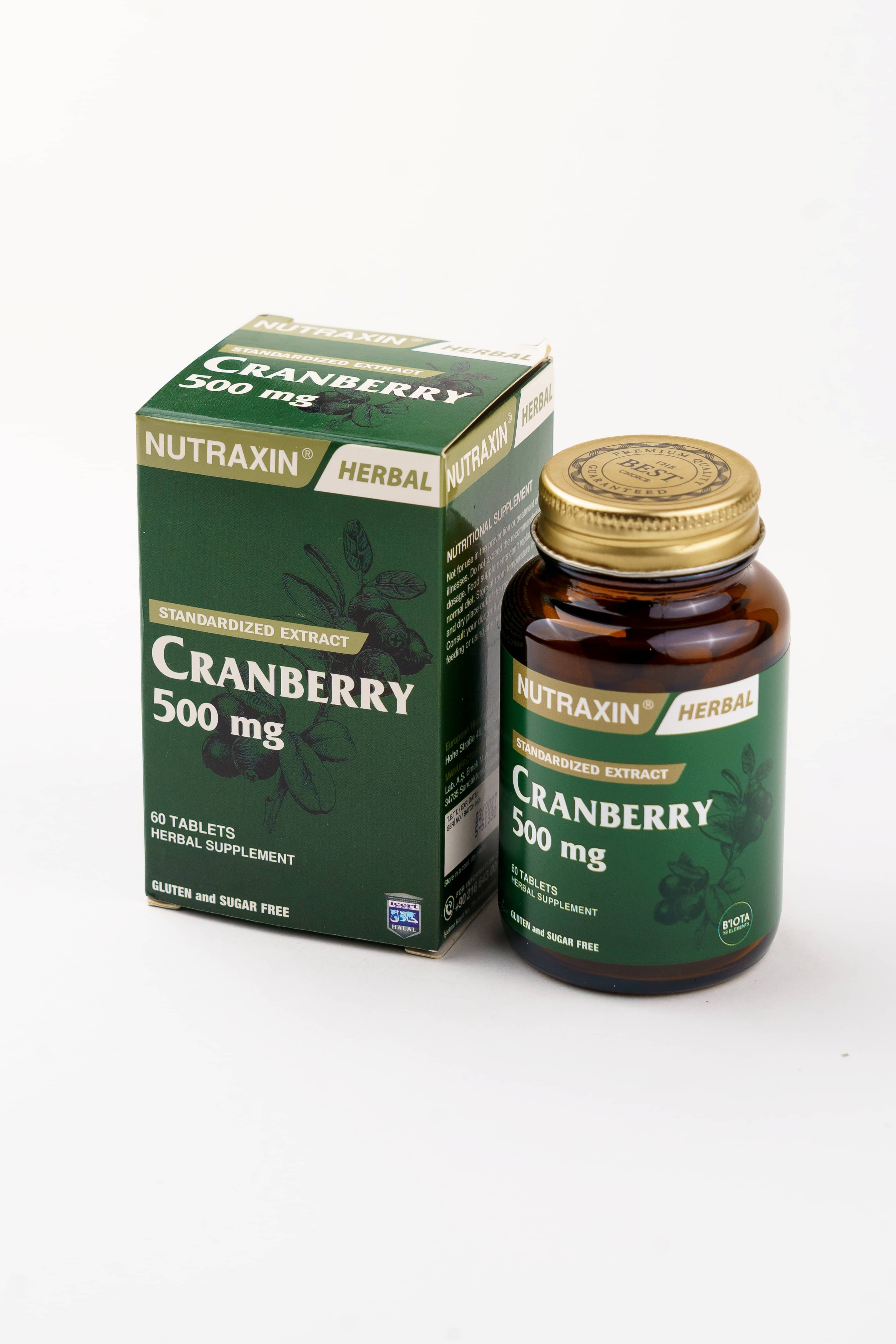 Nutraxin Cranberry 500 Mg, 60 Tablet 1