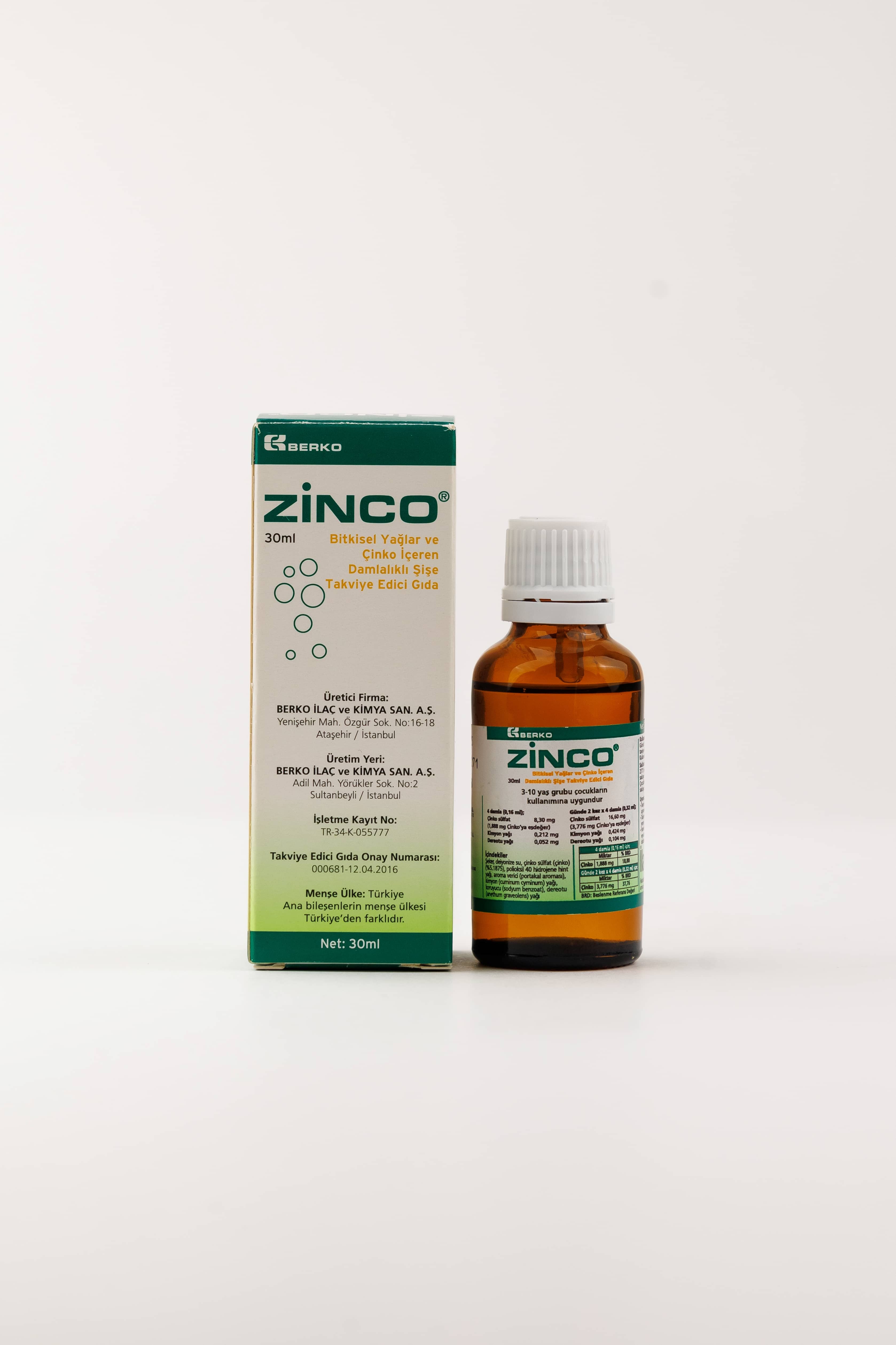 Berko Zinco 30 ml 4