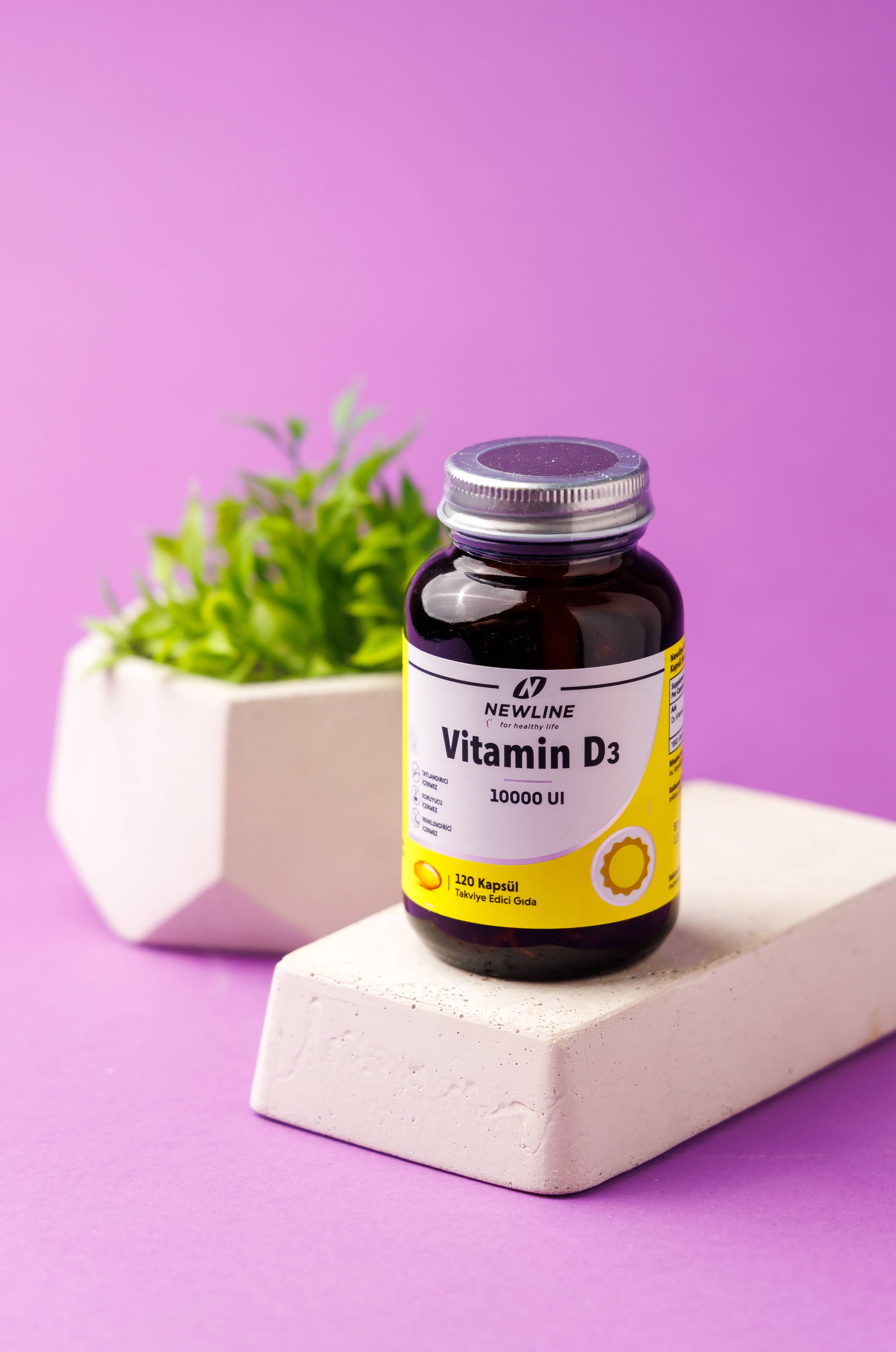 NEWLINE Vitamin D3 10000IU 120 kapsul 5