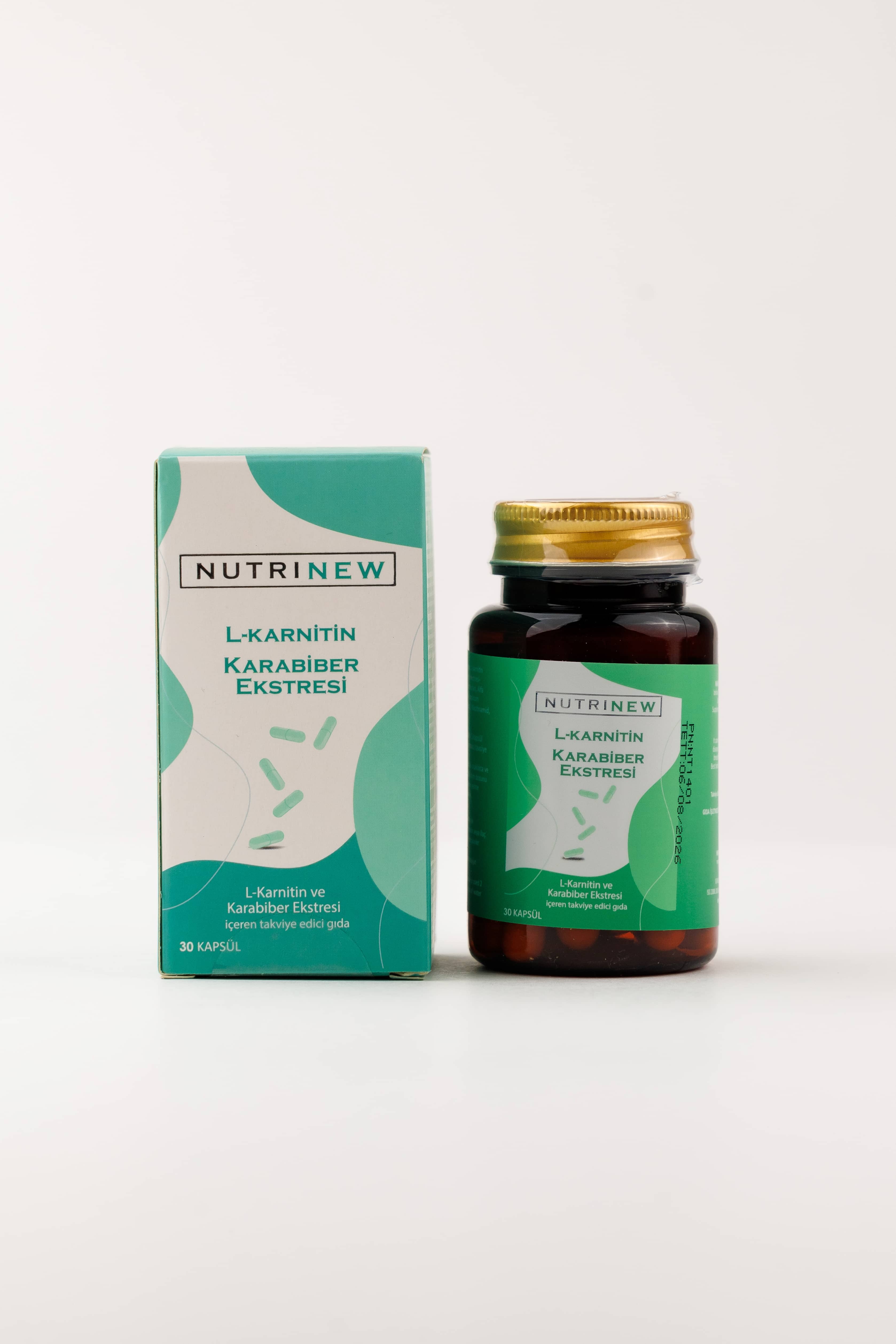 Nutrinew L-karnitin Karabiber Extreli, 30 Kapsül 4
