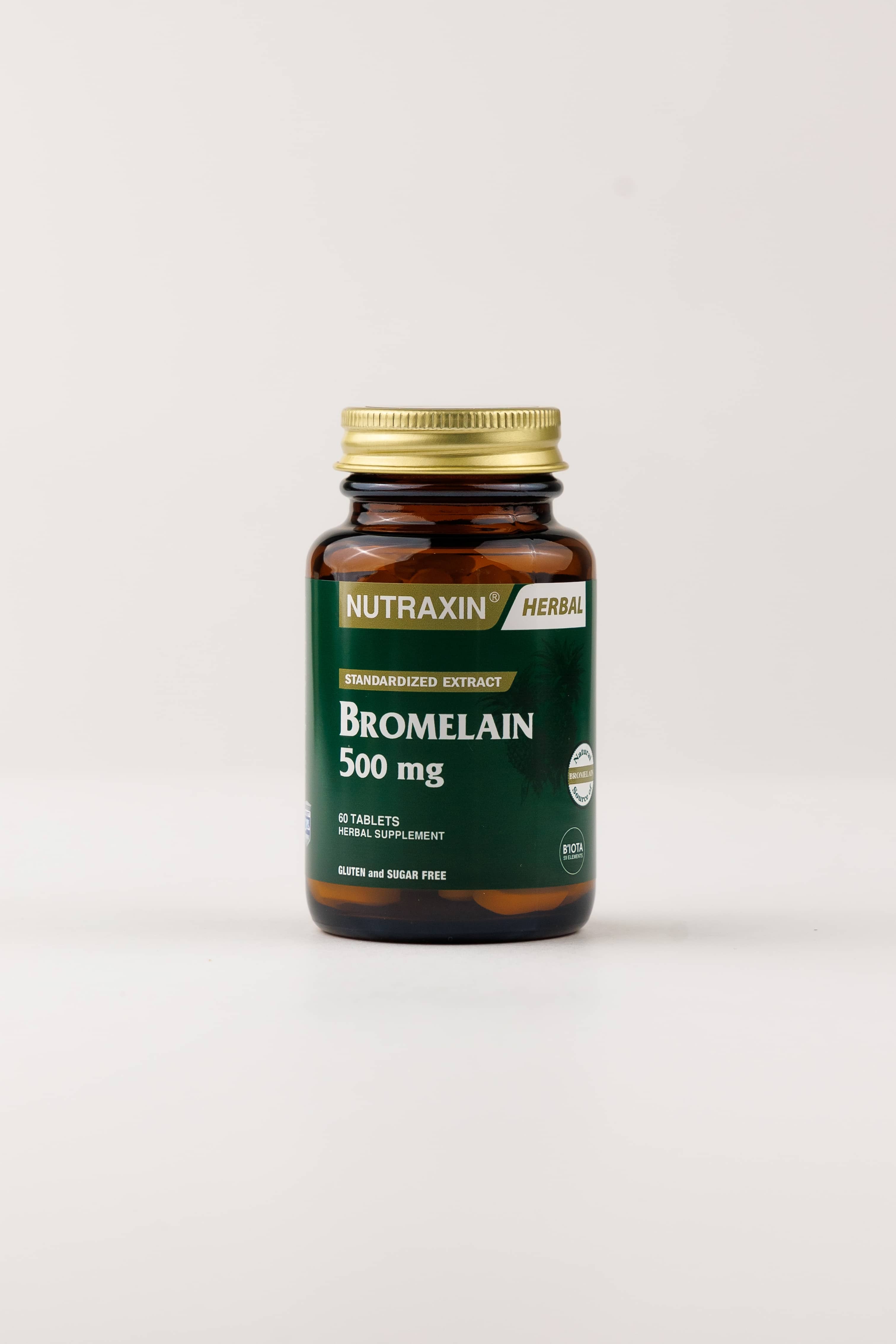 Nutraxin Herbal Bromelain 500 mg Ananas 60 Tablet 2