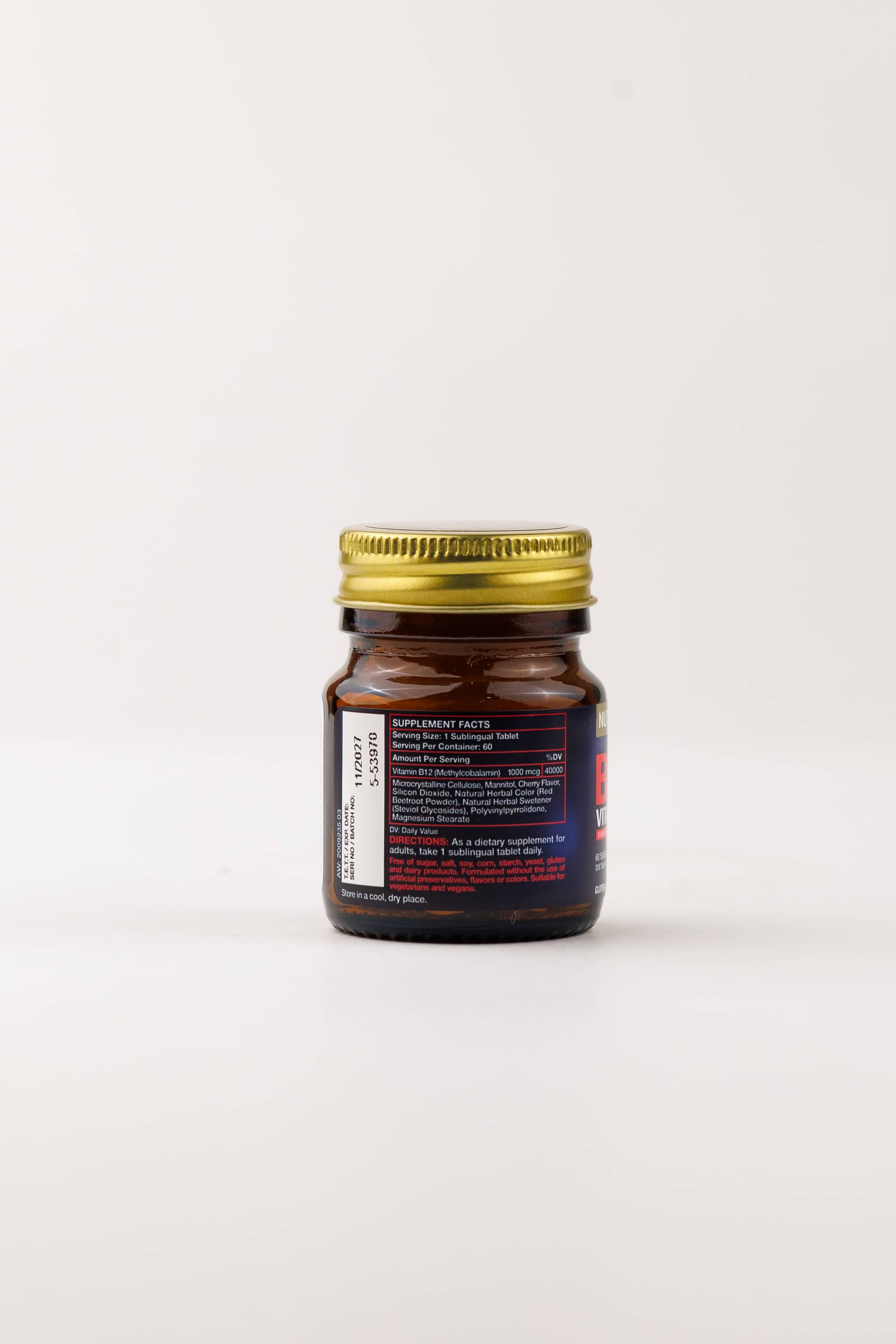 Nutraxin B12 Vitamini (1000 Mcg), 60 Dil Altı Tableti 3