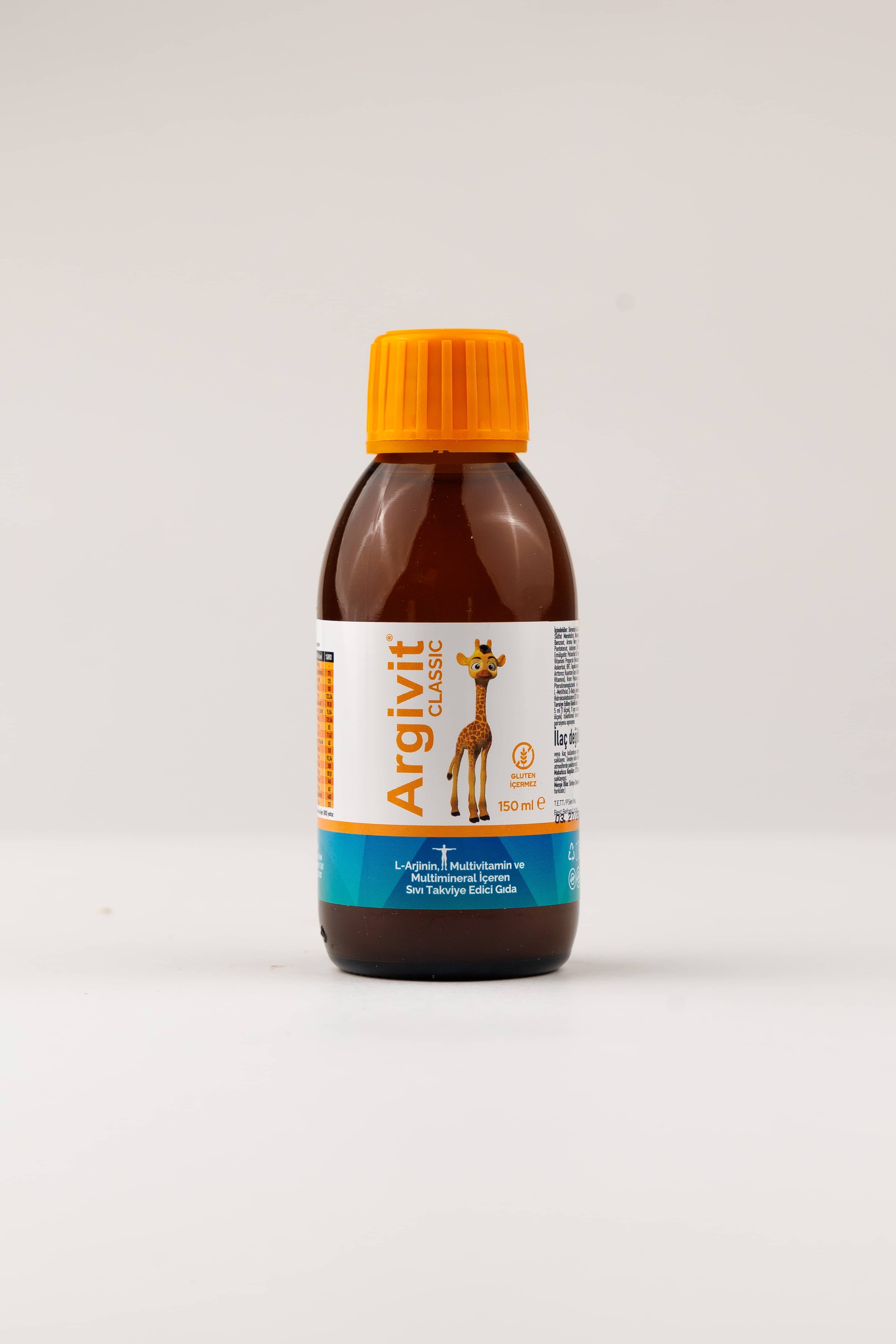 Argivit Classic L Arjinin Multi vitamin&mineral, 150 ml 2