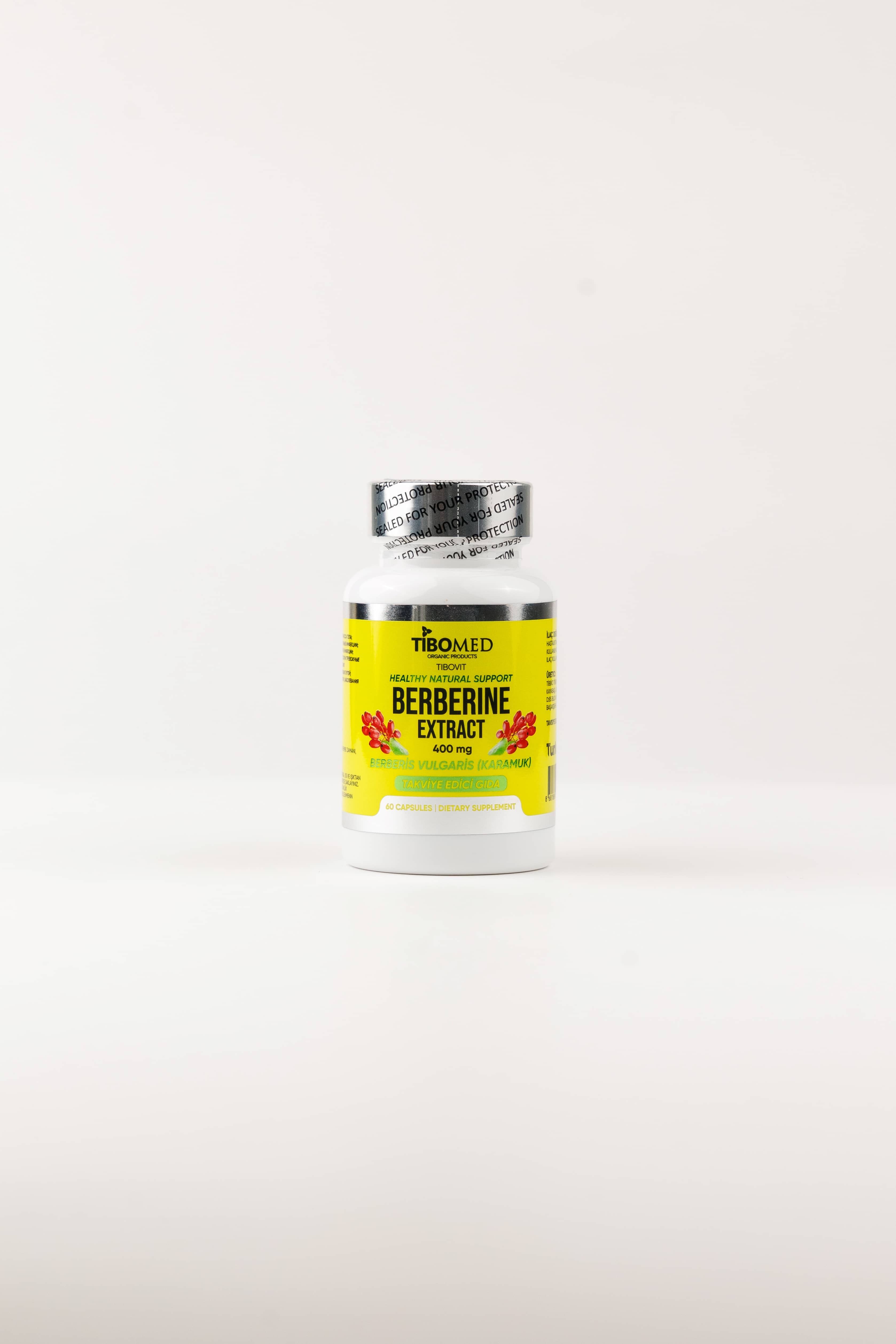 TIBOMED Berberine Extract, 400mg, 60 capsuls 2