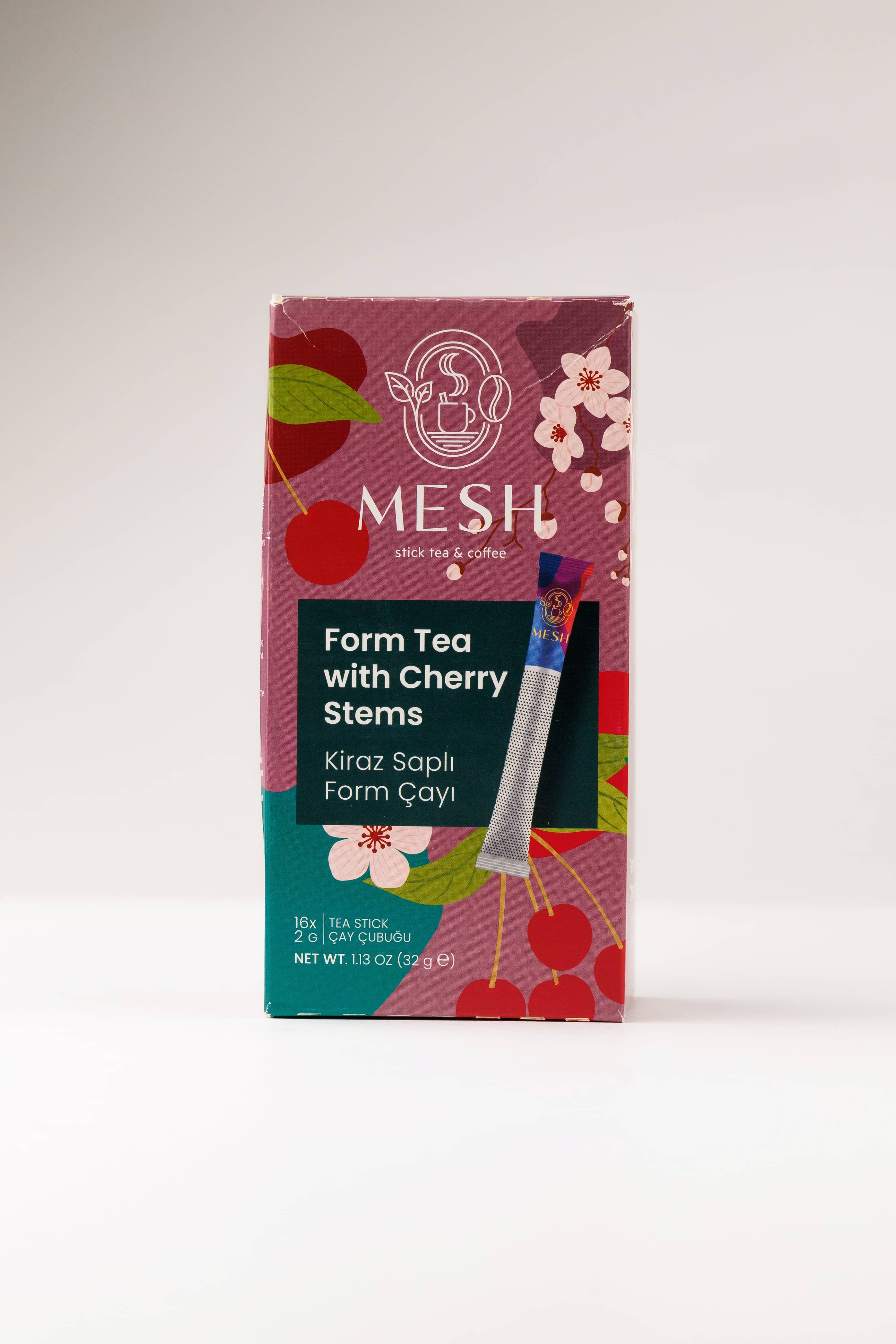 Mesh Stick Cherry Stems  16 stick 2