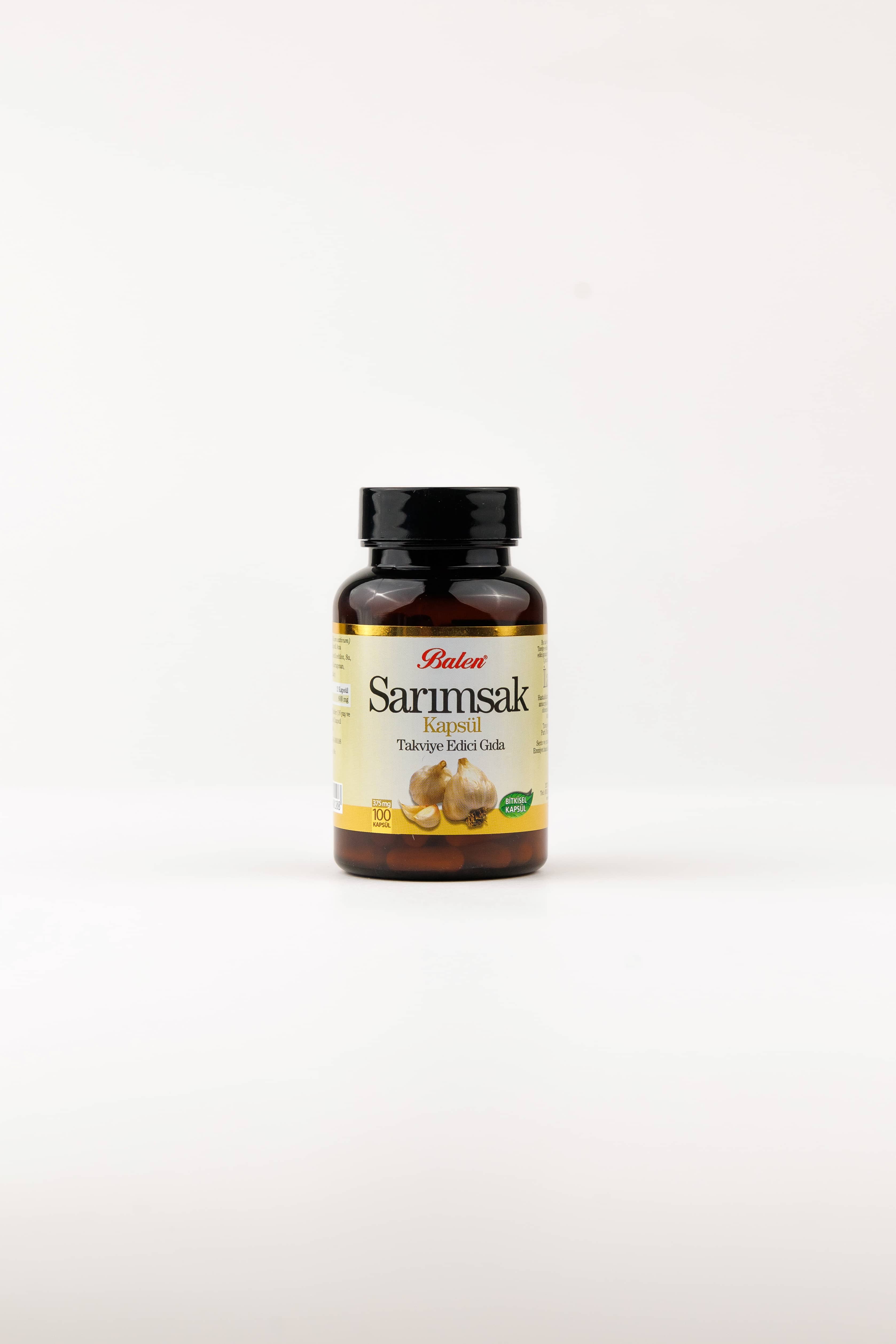 Balen Sarimsak Tozu 375 mg, 100 kapsul 2