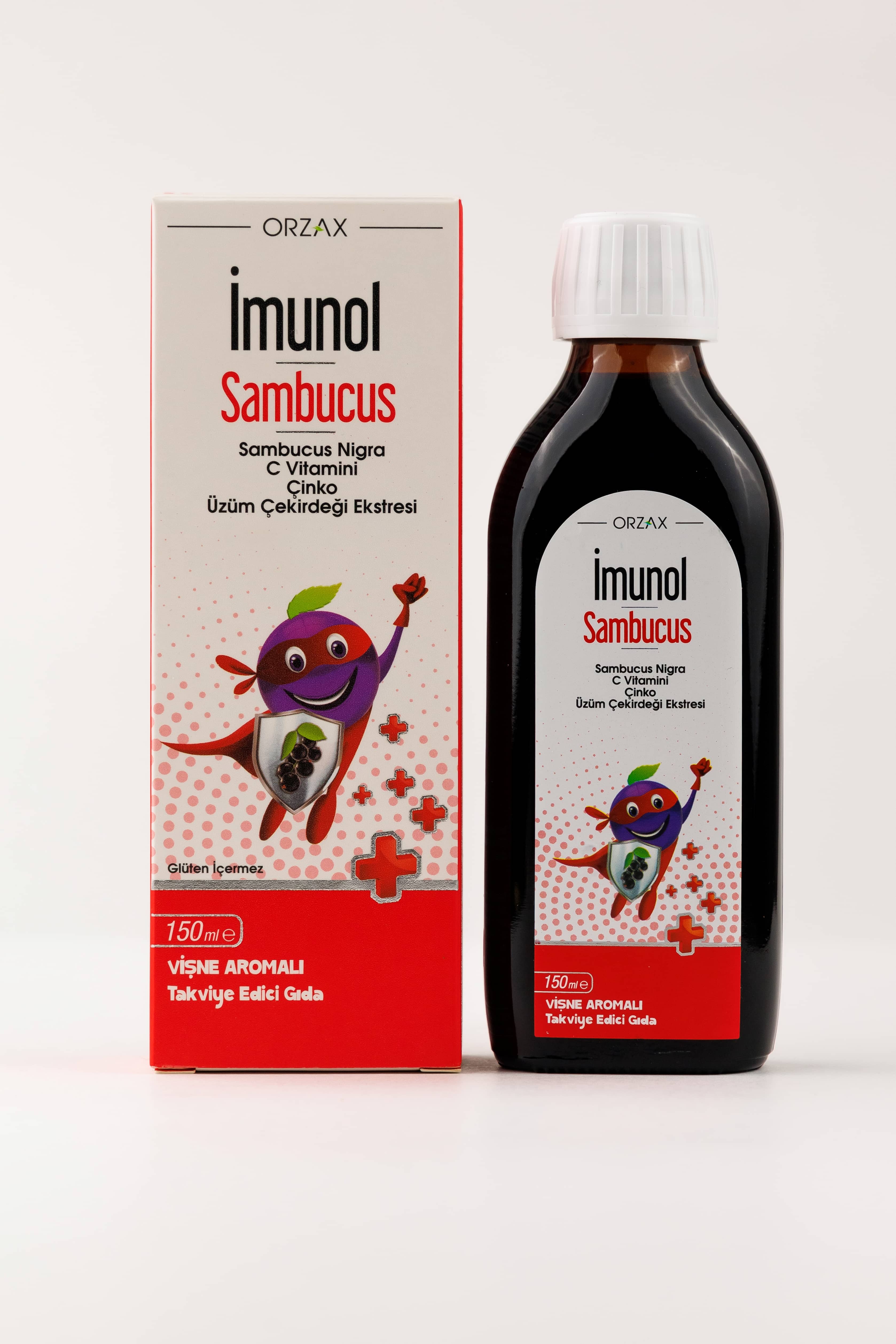 Orzax Imunol Surup SAMBUCUZ, 150 ml 4