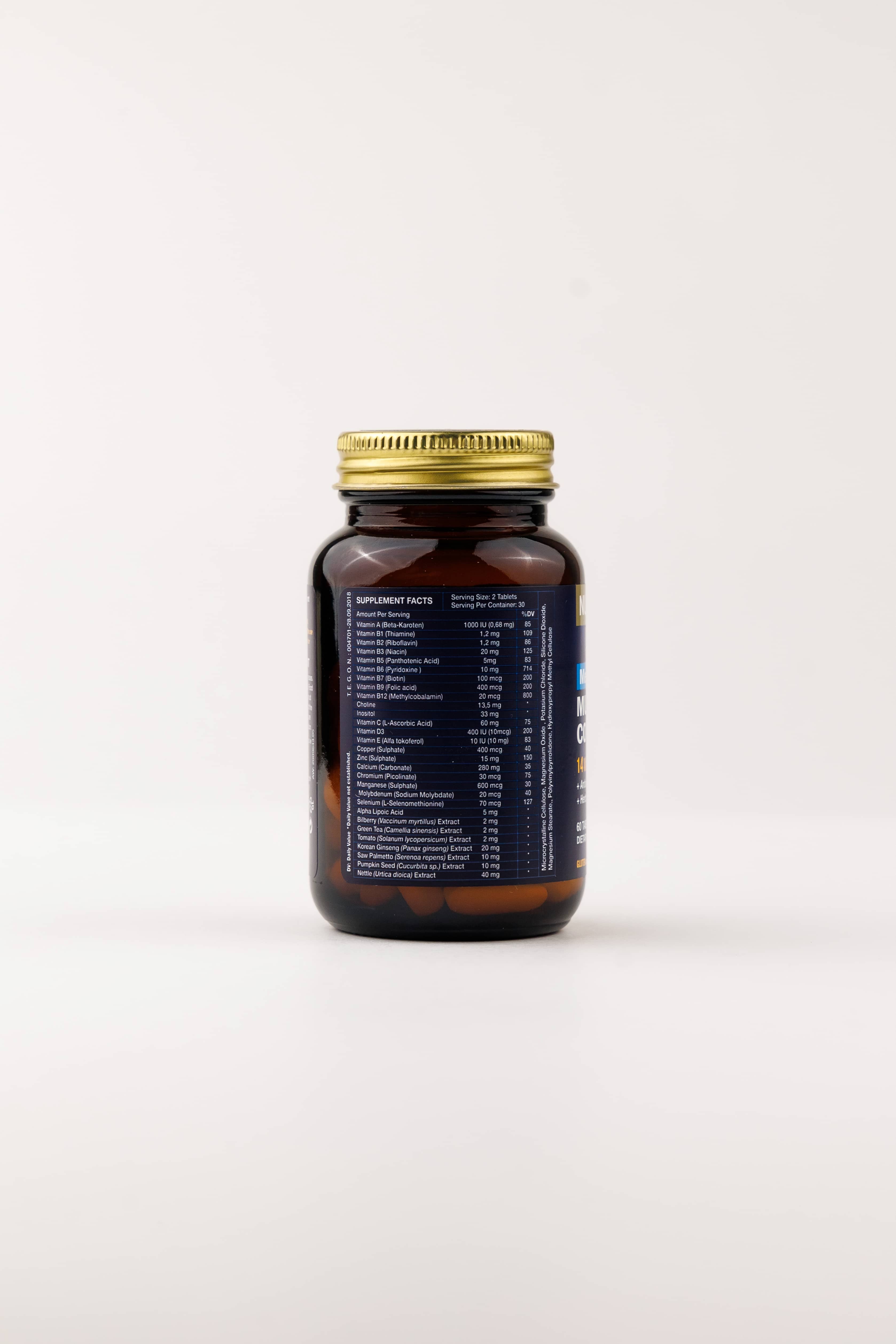 Nutraxin Men's Multi Vitamin Complex, 60 Tablet 3