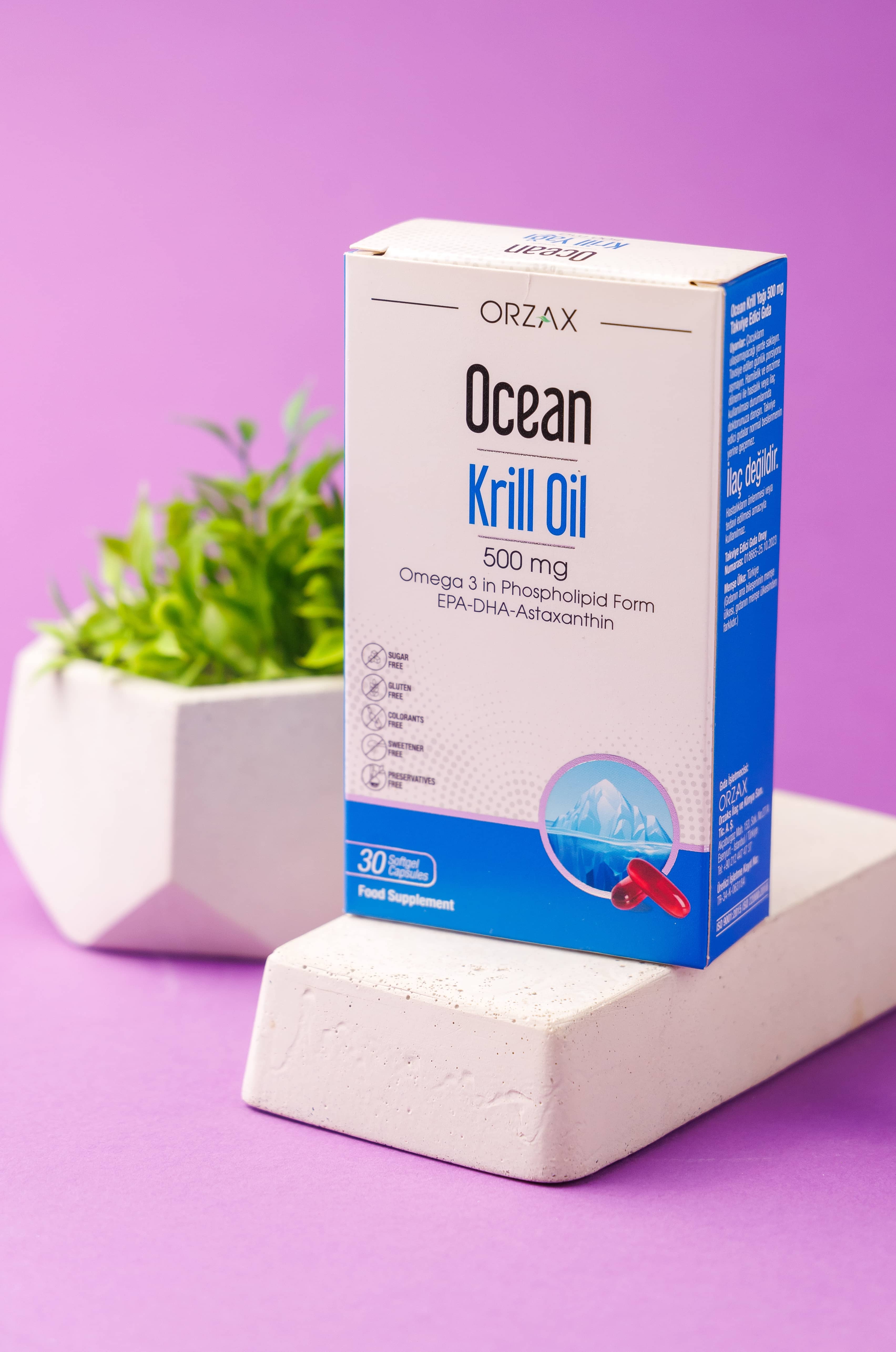 Orzax Krill Oil, 30 Softjel Kapsül 4