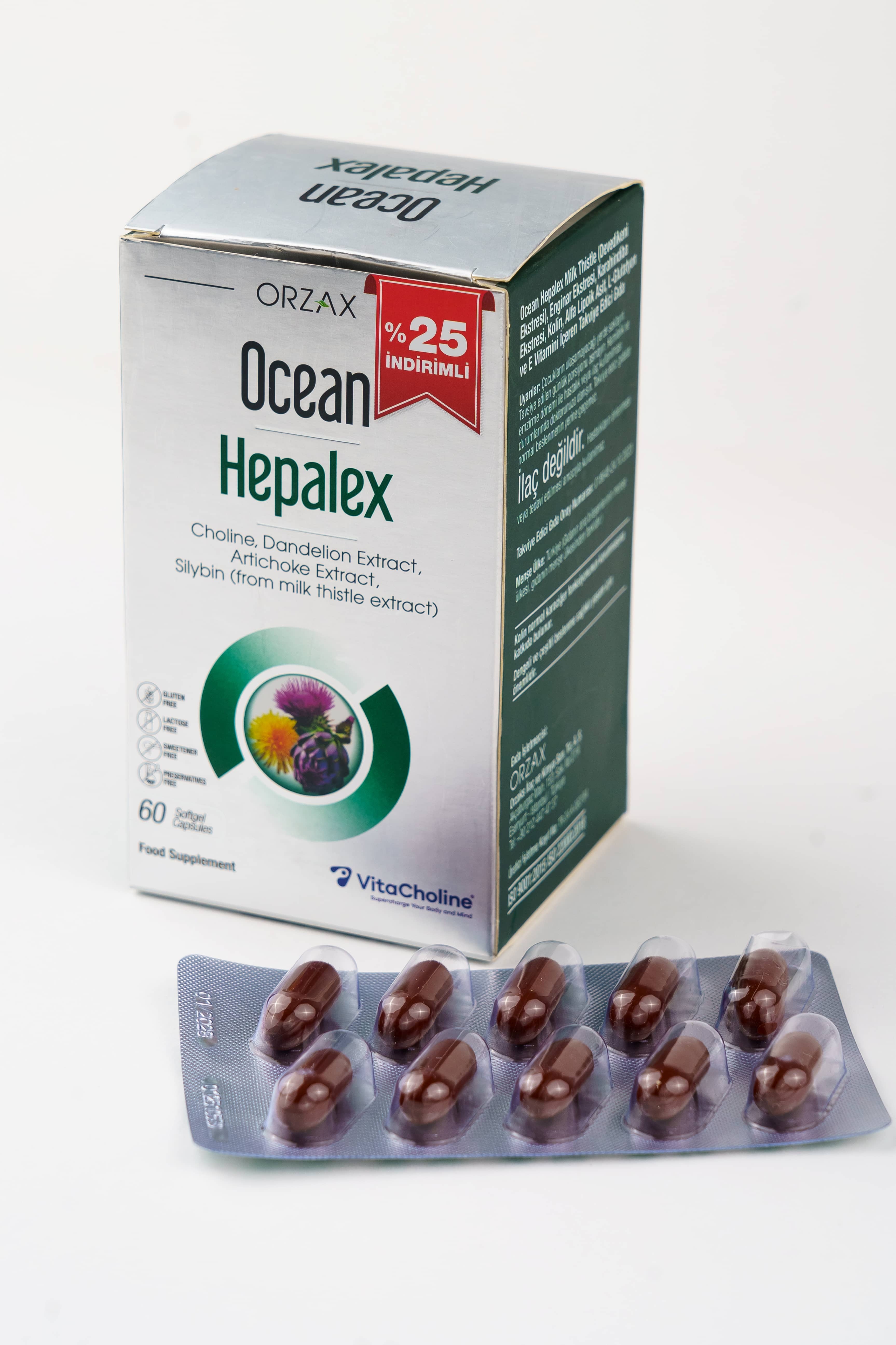 Orzax Hepalex 60 Kapsül 1