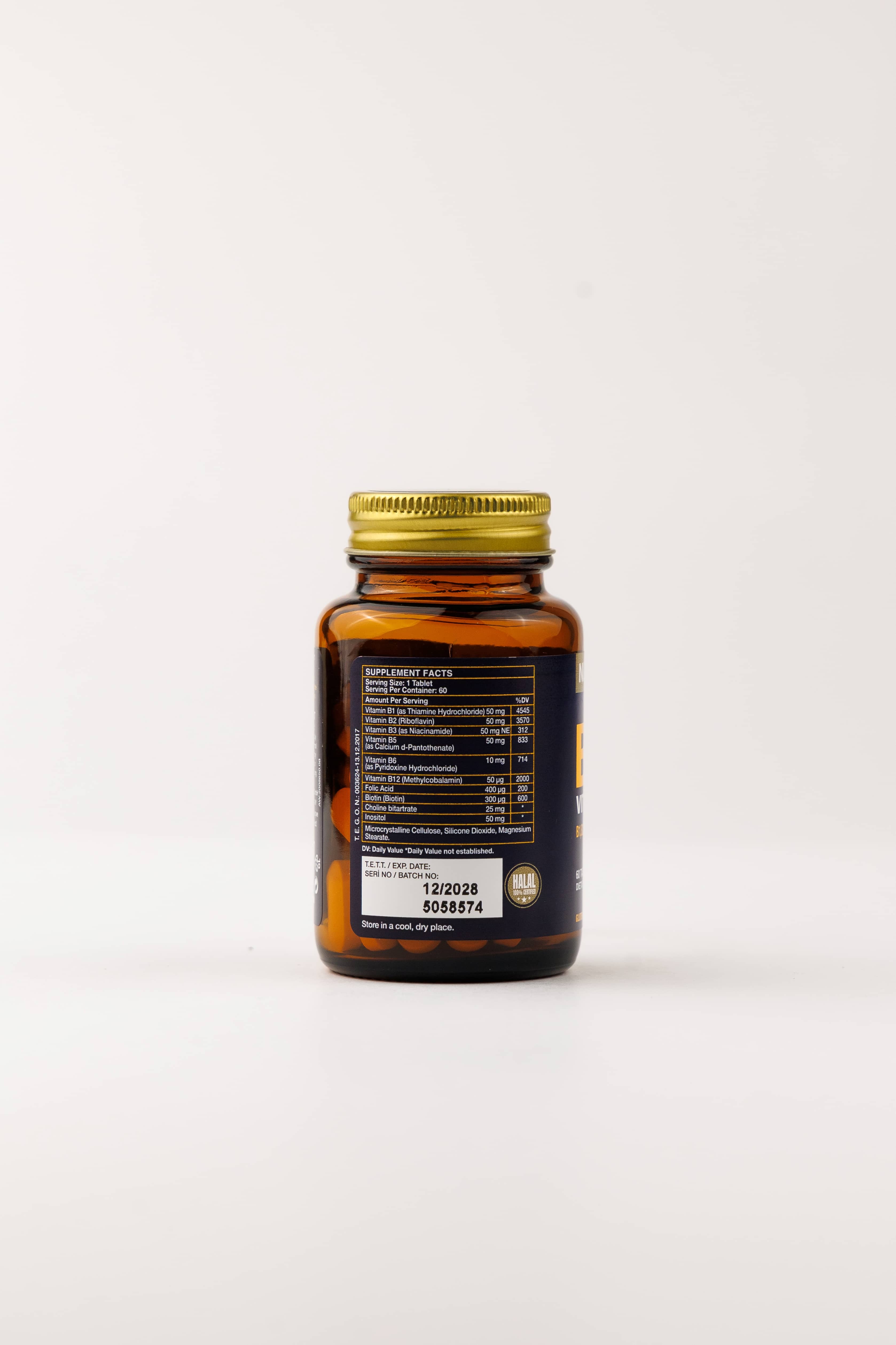 Nutraxin B Vitamin Complex Vitamin, 60 Tablet 3