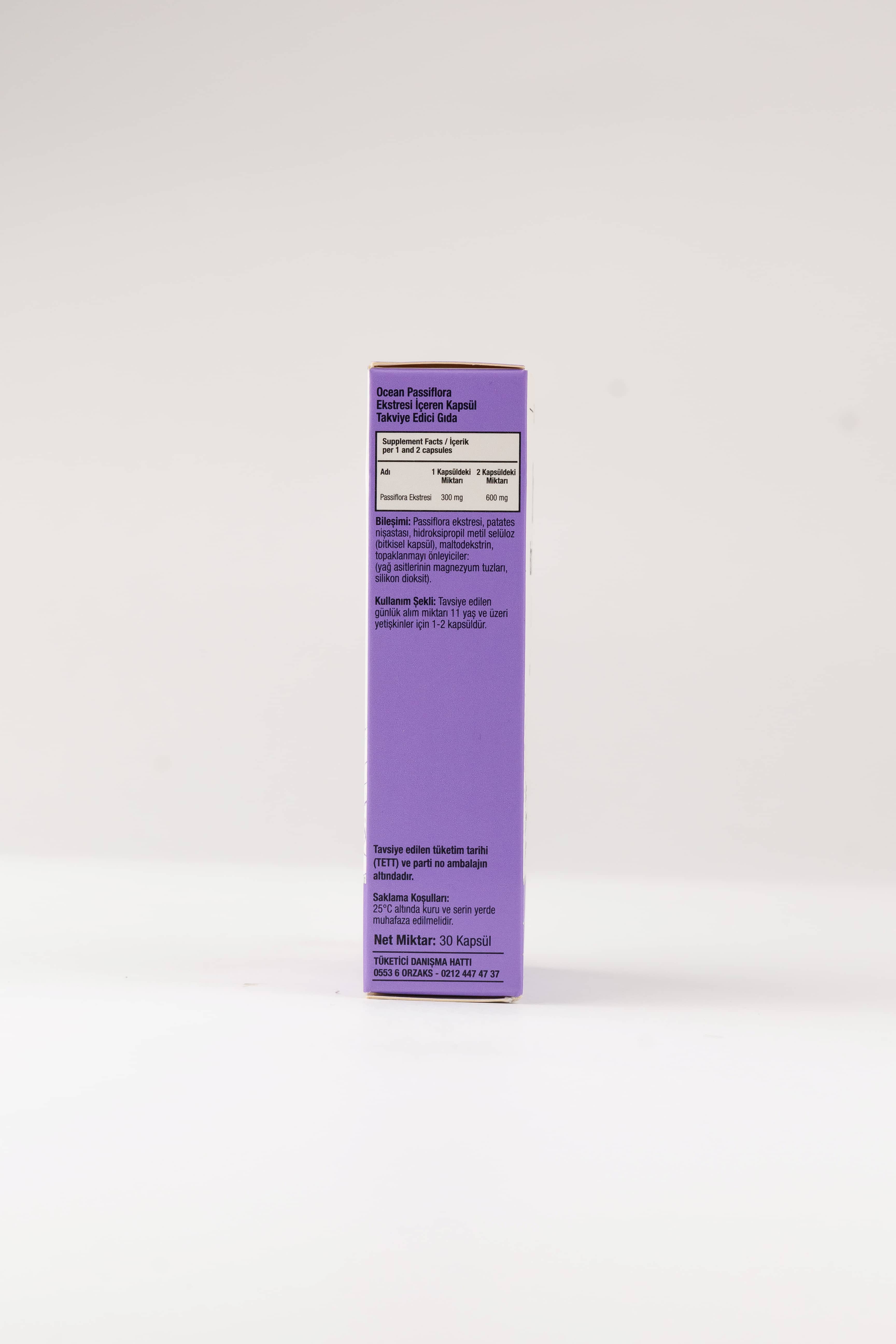 Orzax Passiflora 120 mg, 30 Kapsül 3