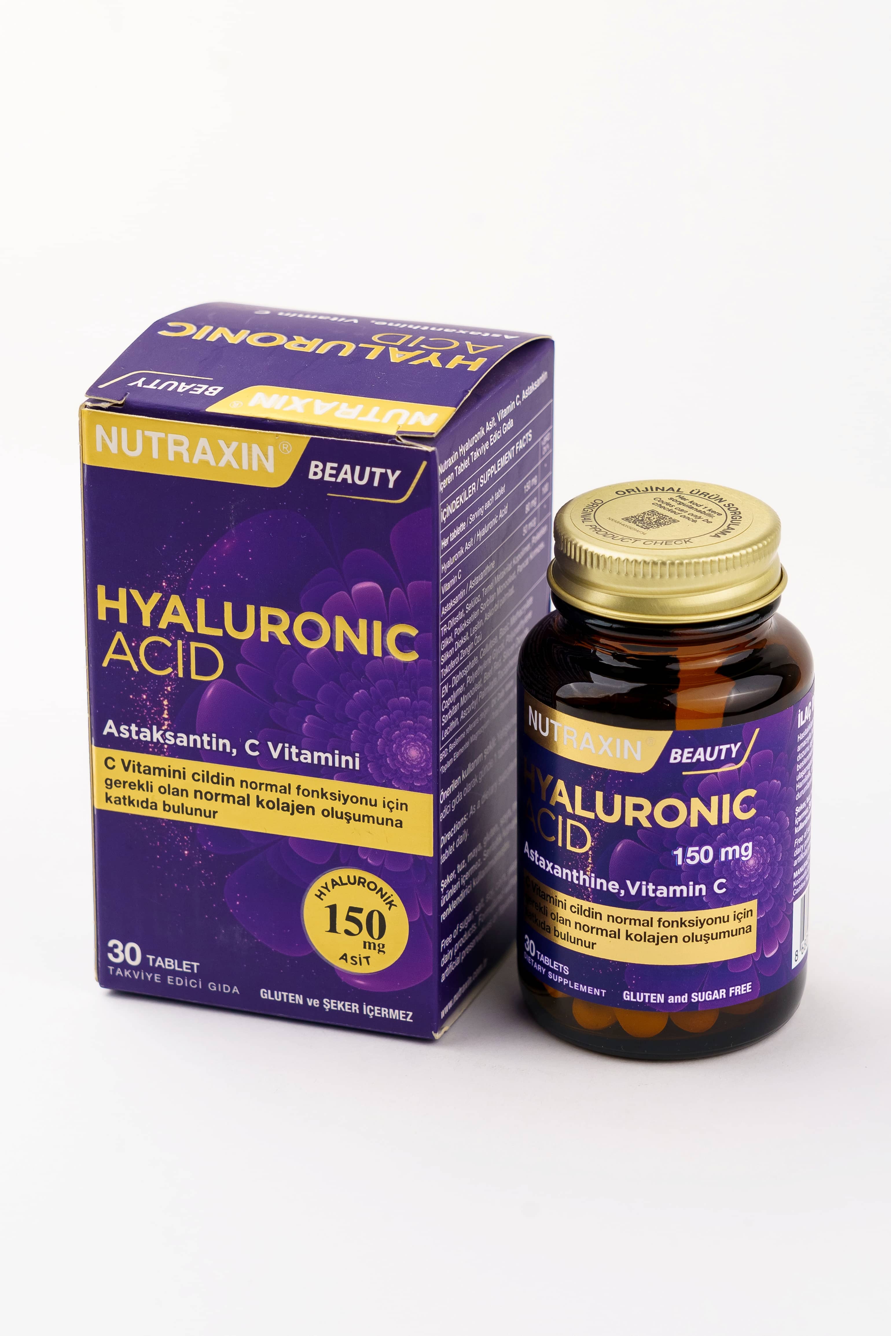 Nutraxin Hyaluronic Acid C Vitamini, 30 Tablet 1