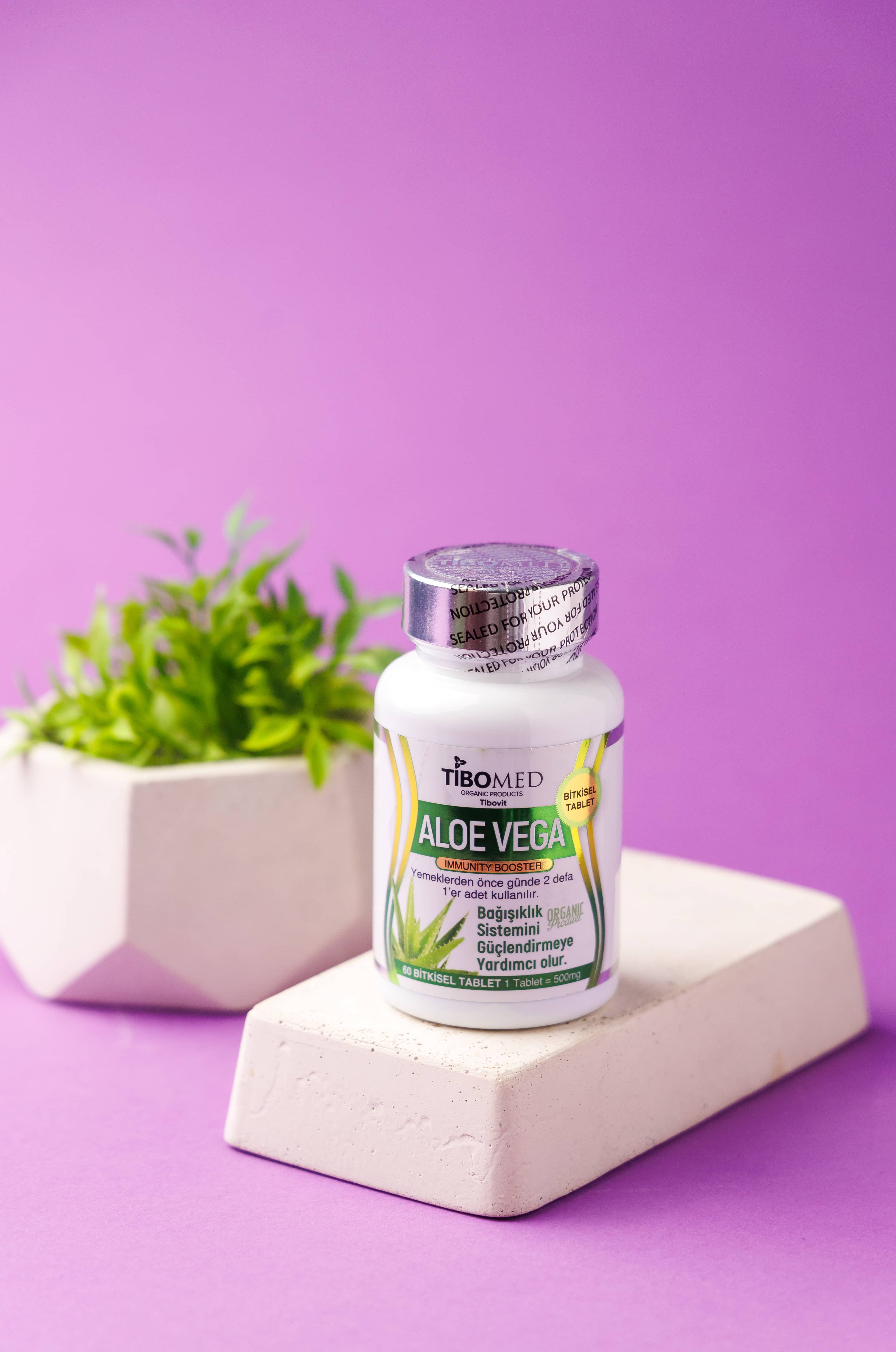TIBOMED Aloe Vega 500 mg, 60 tablet 4