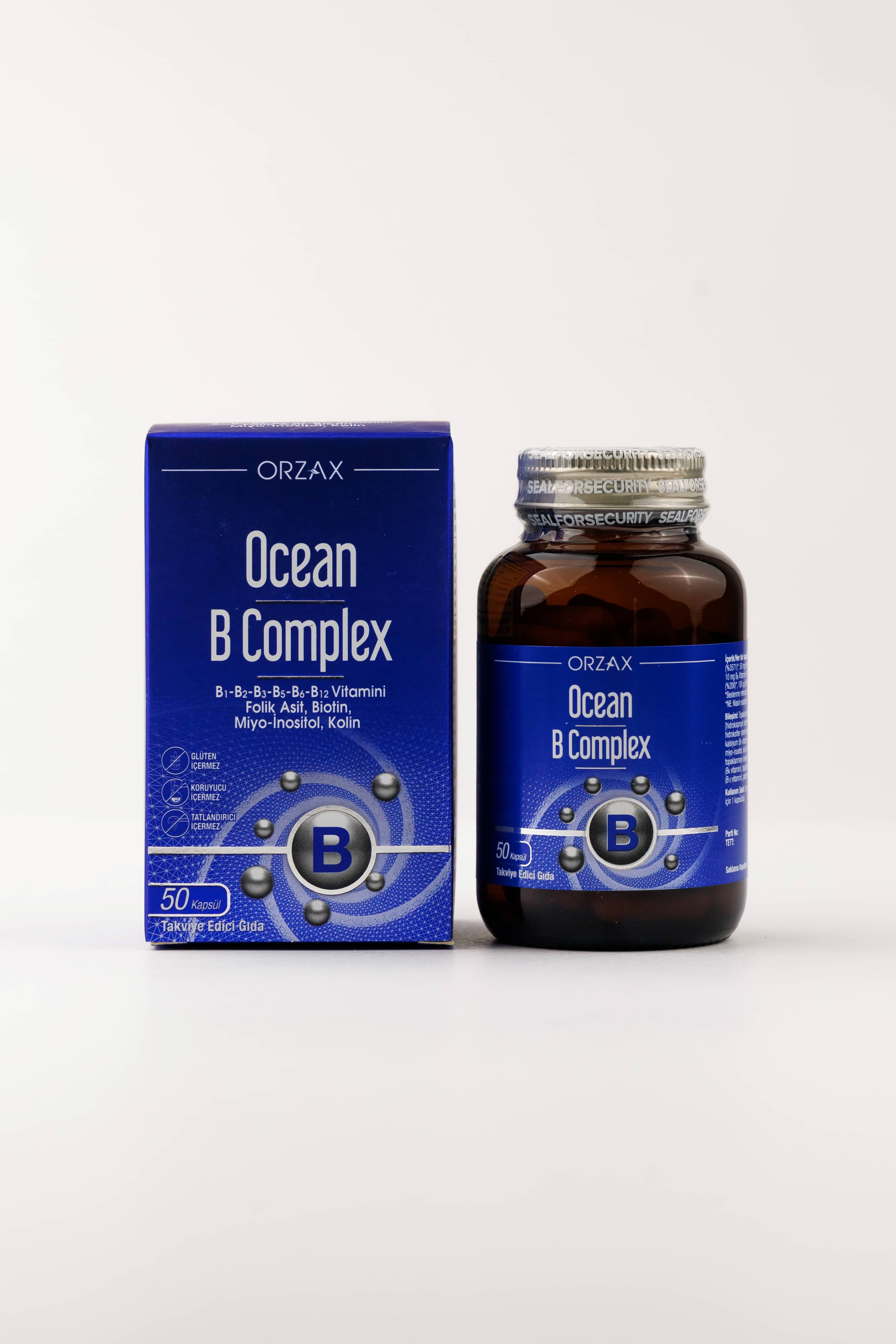 Orzax B Complex, 50 Kapsul 4