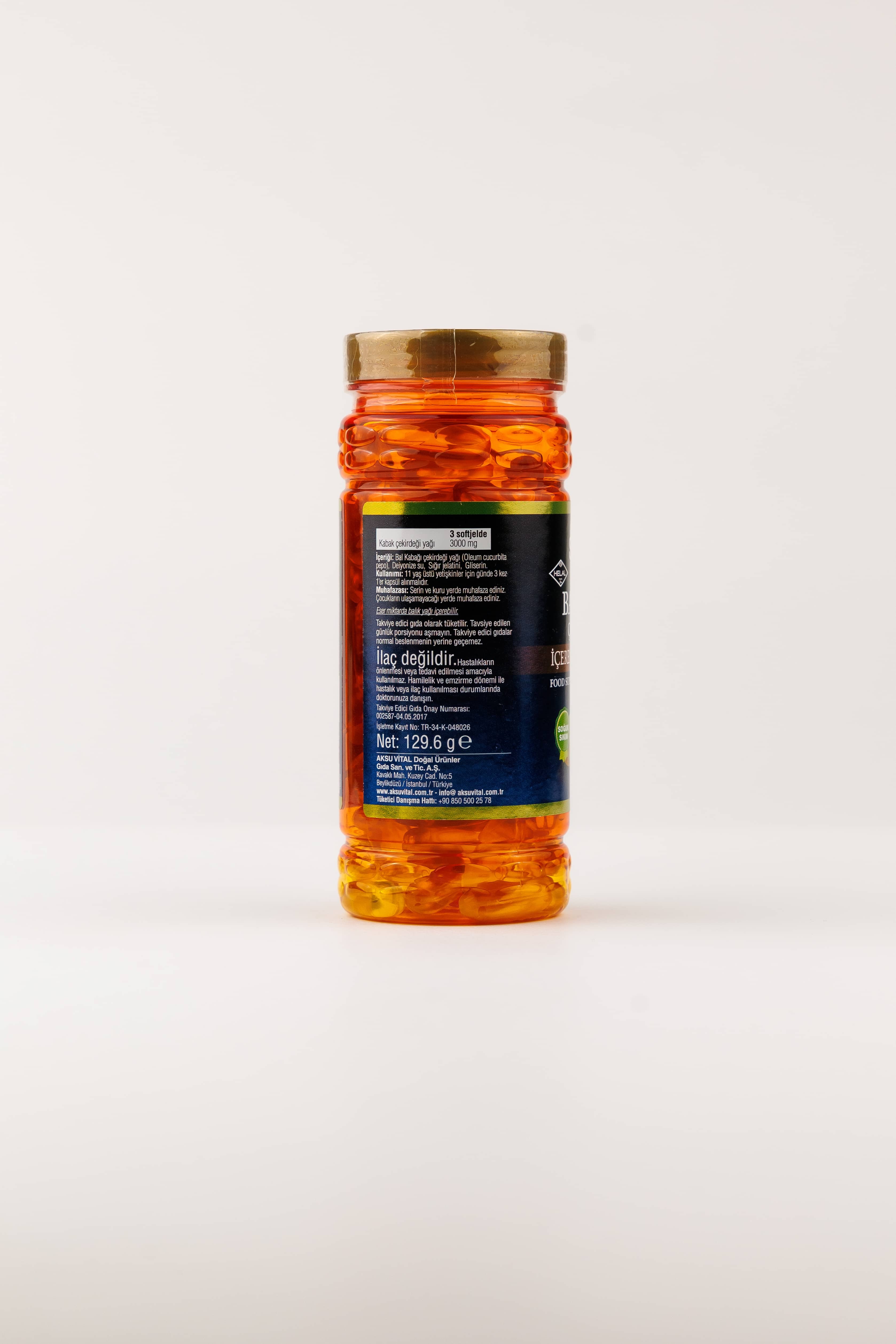 Shiffa Home Bal Kabagi Cekirdegi yagi 1000mg, 100 kapsul 2