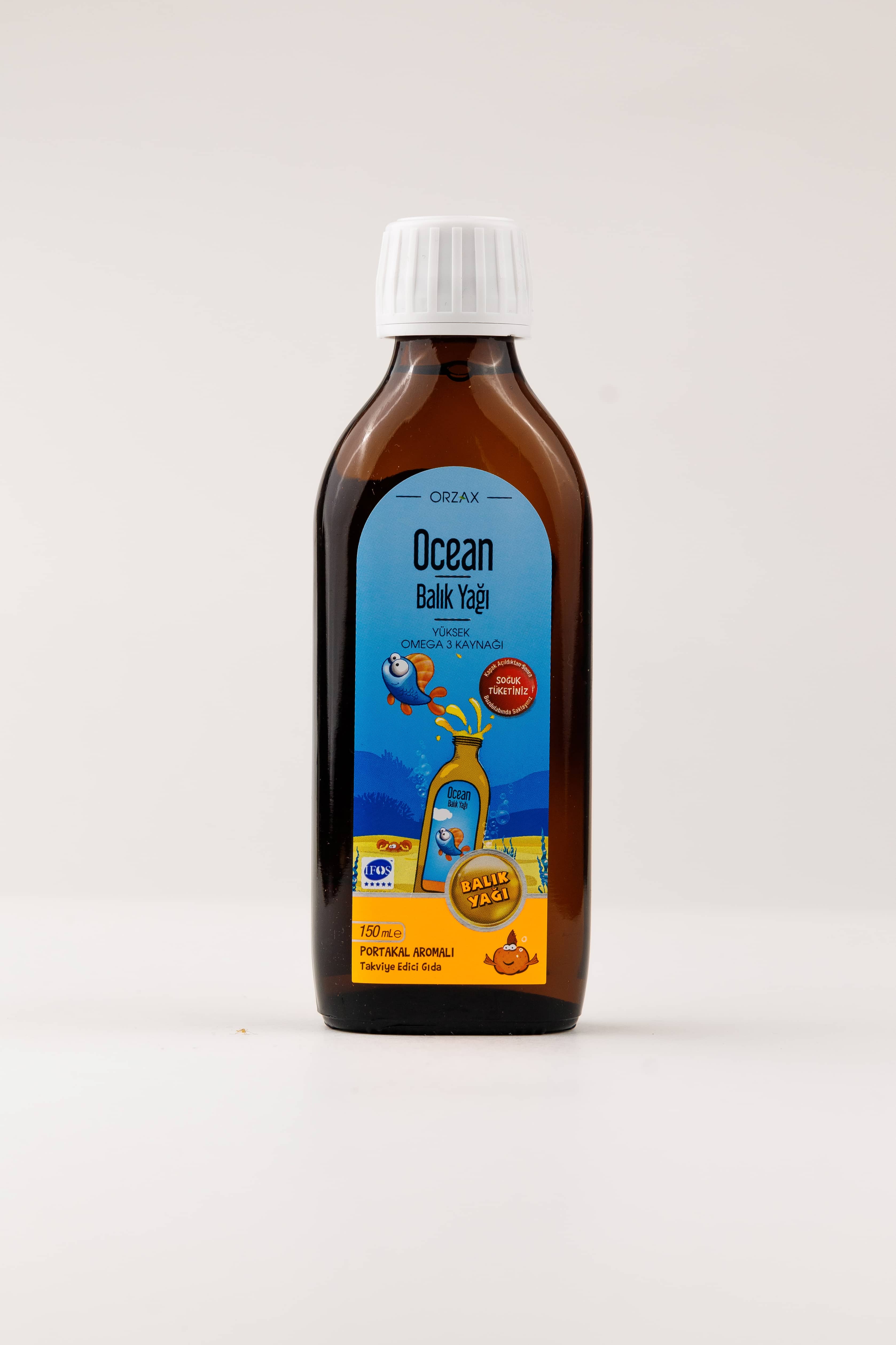 Orzax Portakal Balik Yagi Surup, 150 ml 2