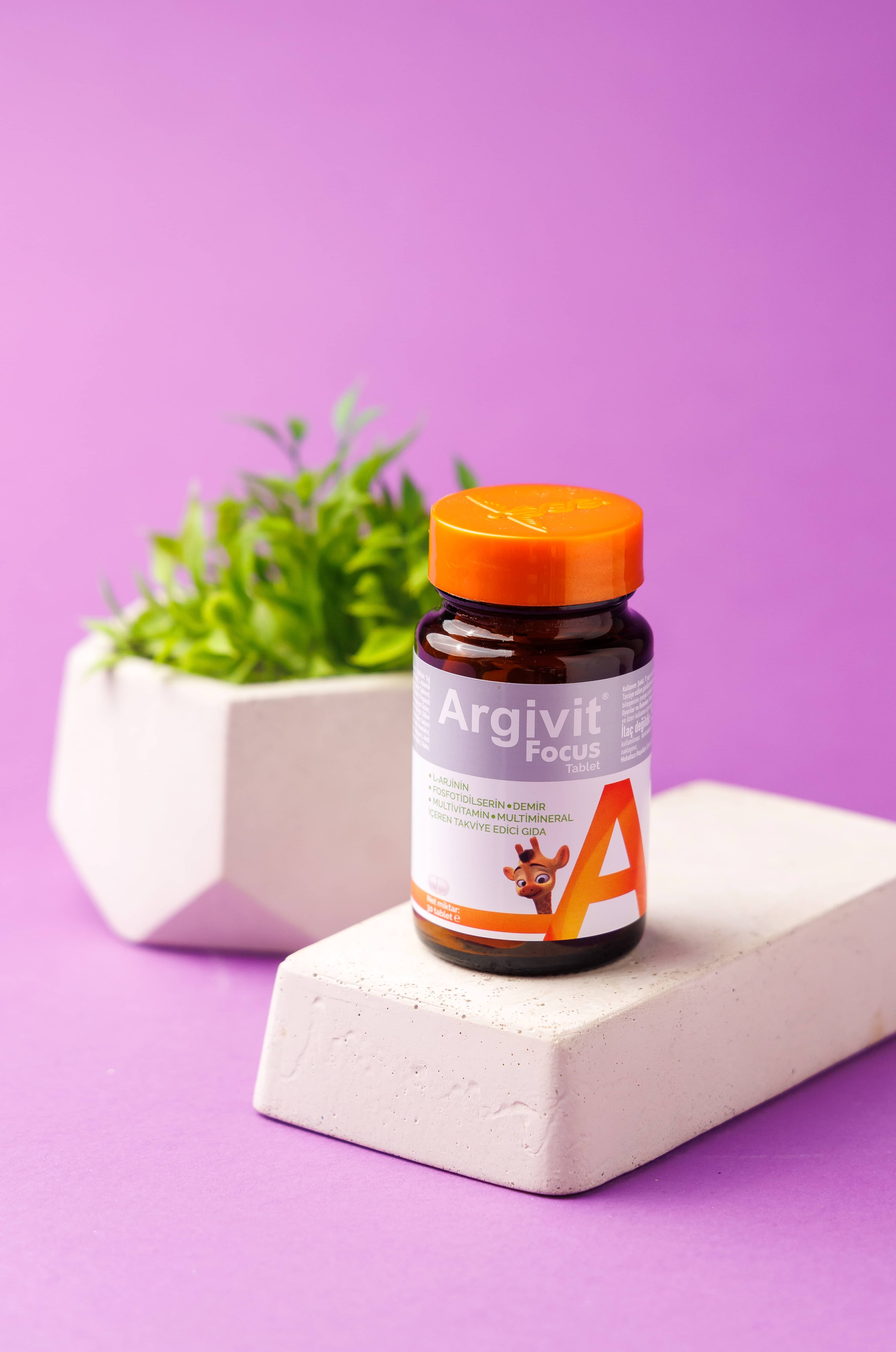 Argivit Focus Fosfotidselin L-Arginin Multivitamin, 30 tablet 5
