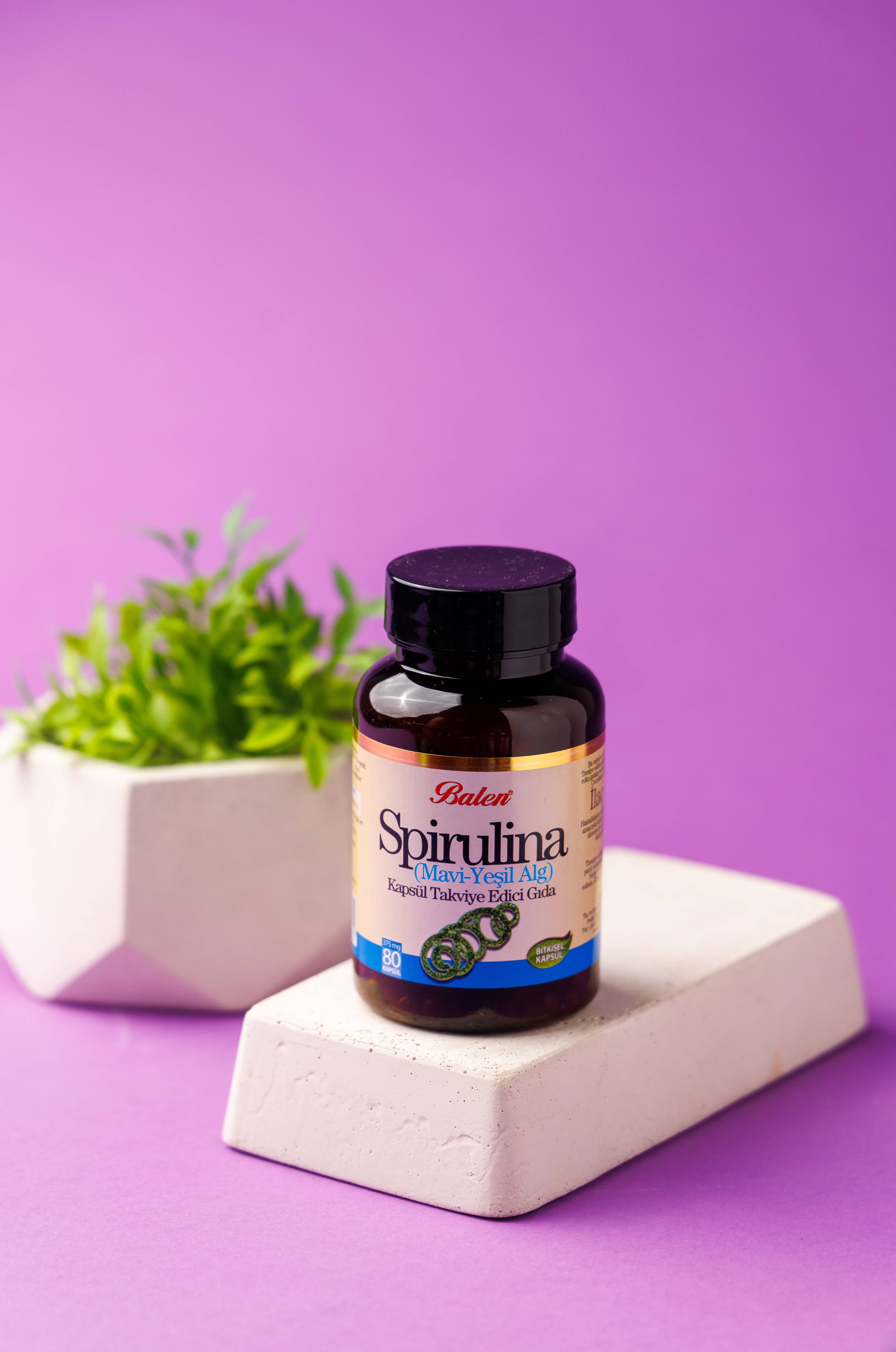 Balen Spirulina 375 MG, 80 kapsul 4