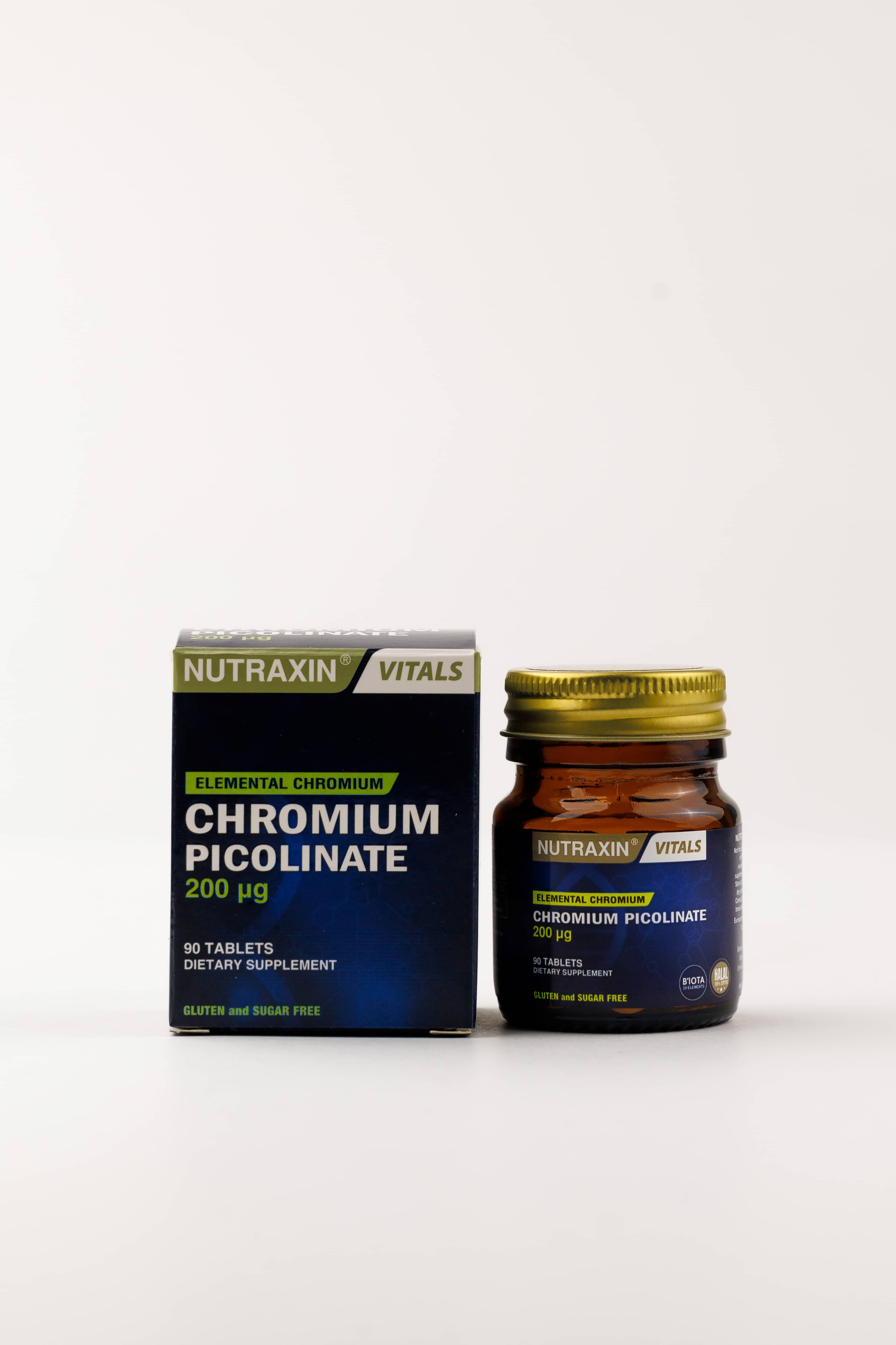 Nutraxin Chromium Picolinate 200 mcg, 90 Tablet 4