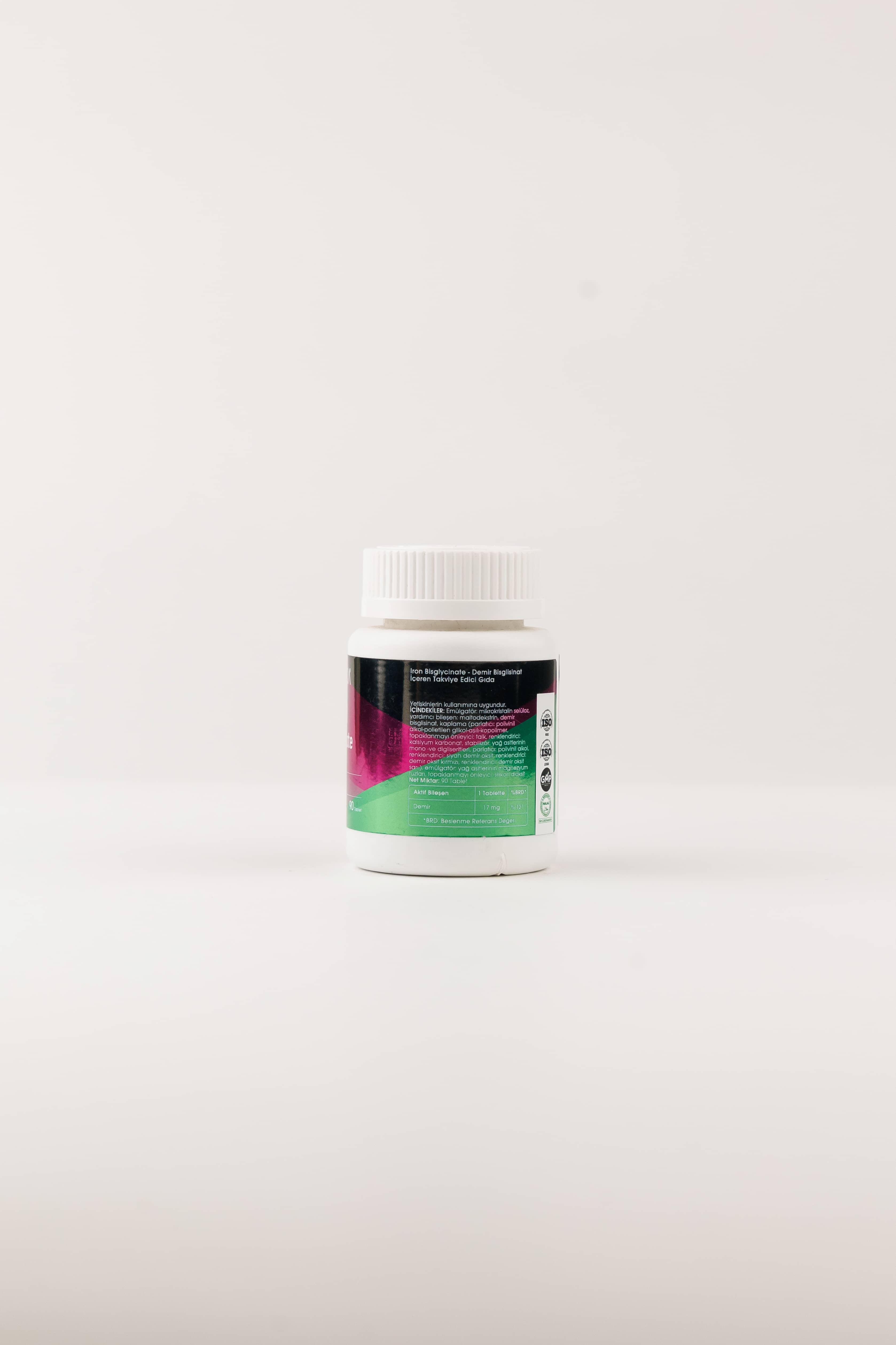 Voonka Iron Bisglycinate 17mg, 90 3