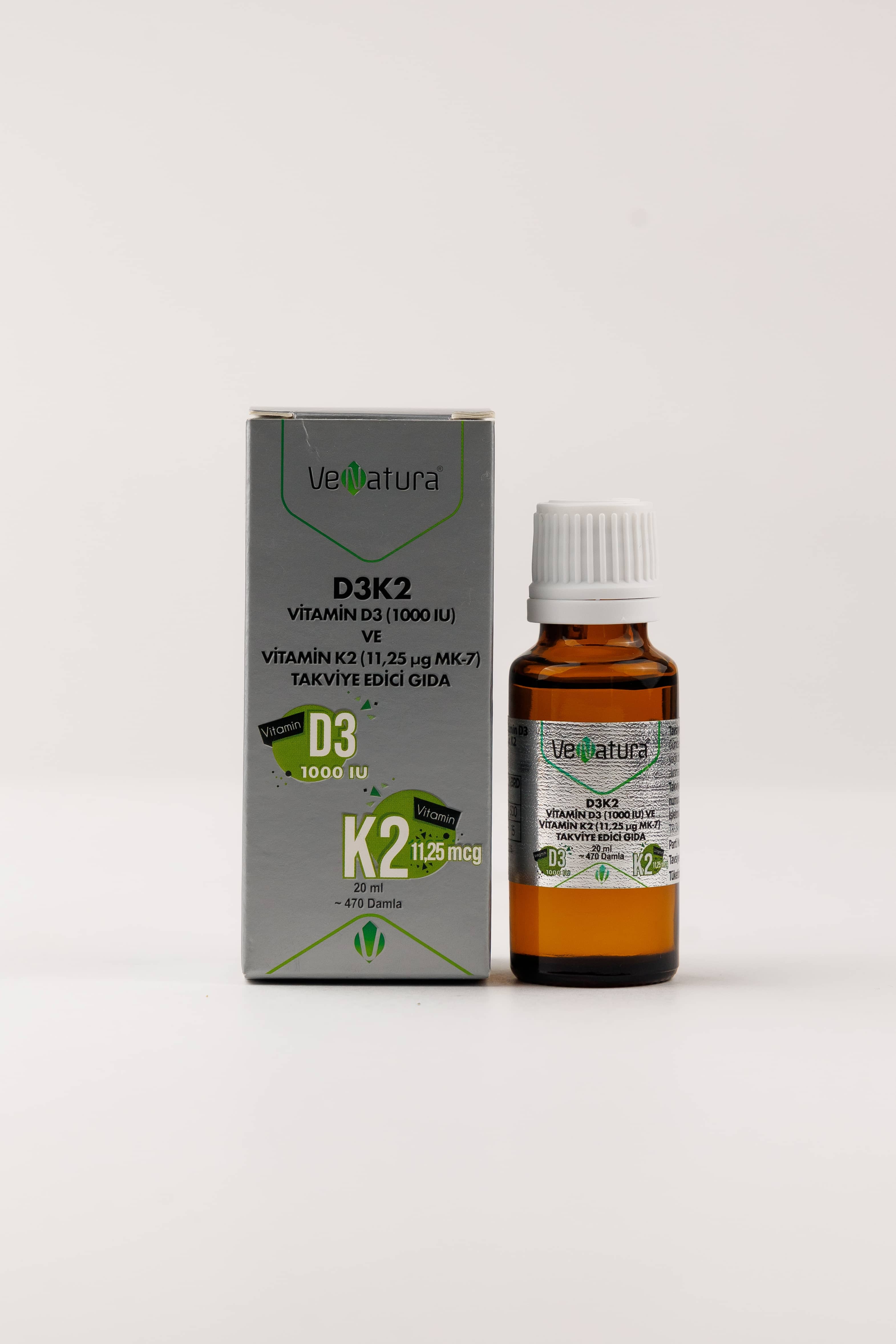 Venatura- Vitamin D3 K2 (MENAKUİNON 7) Damla, 20 ml 4