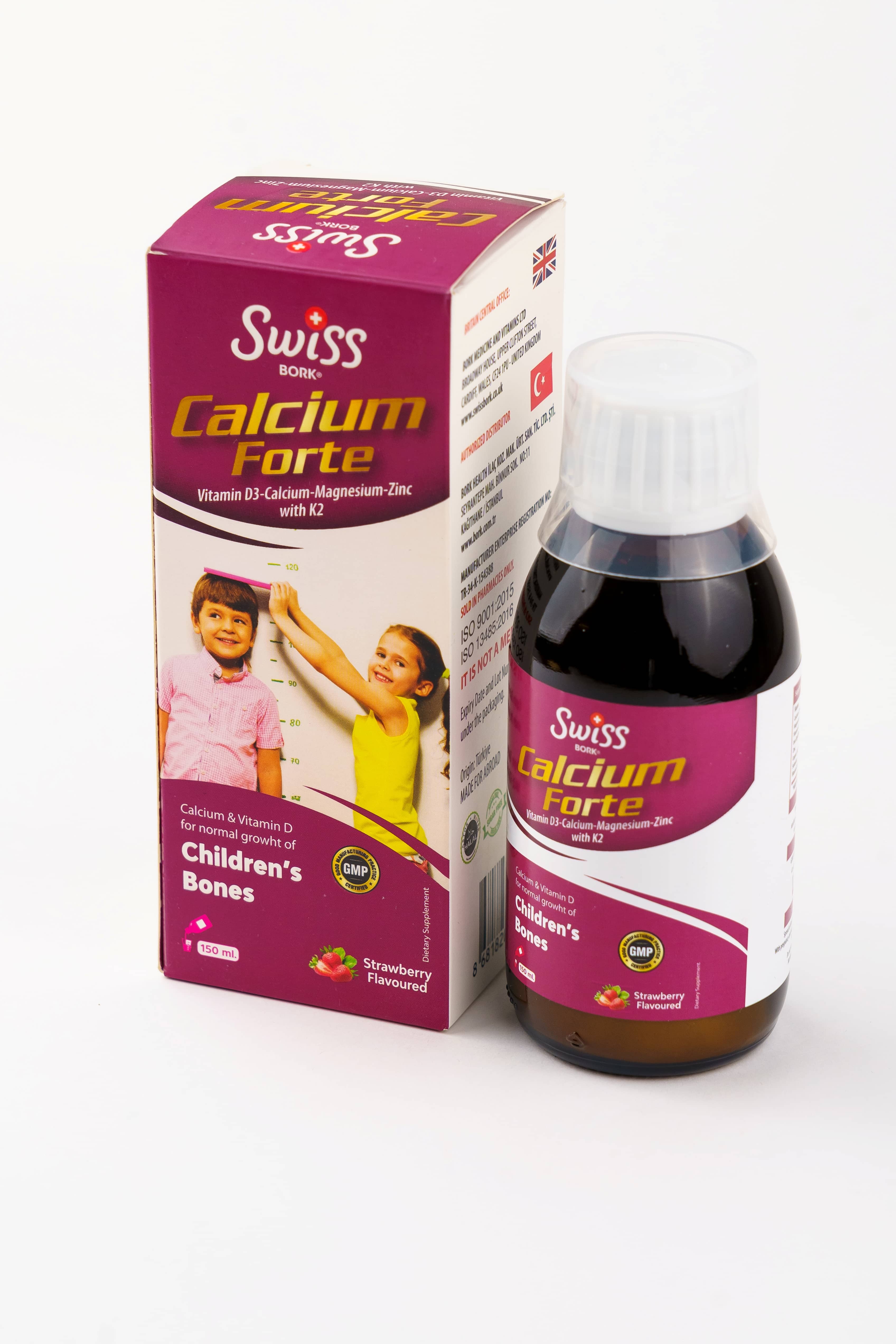 Swiss Bork Calcium Forte Sirop 150ml 1
