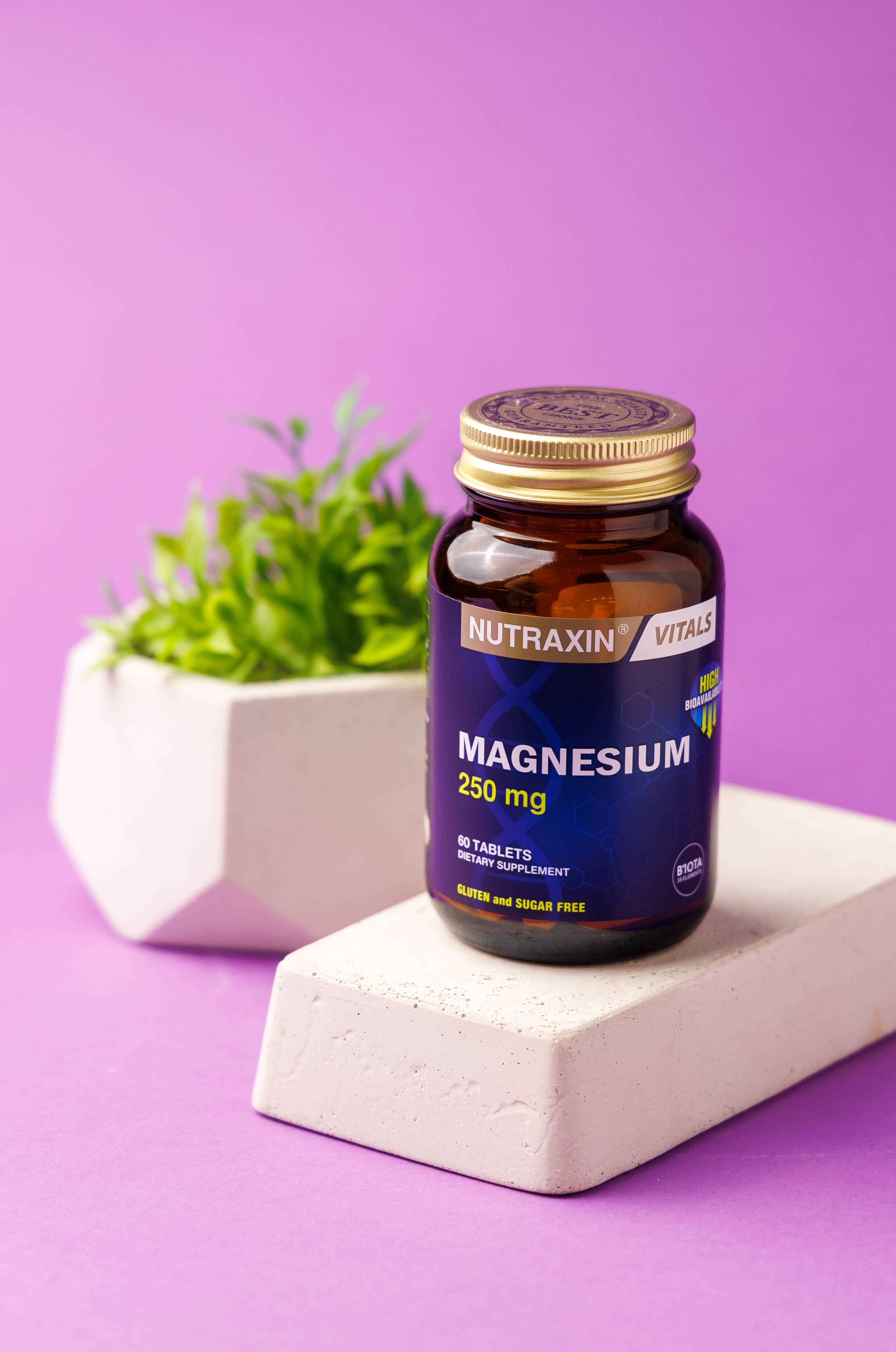 Nutraxin Magnesium Citrate - Magnezyum Takviyesi 250 Mg, 60 tablet 5