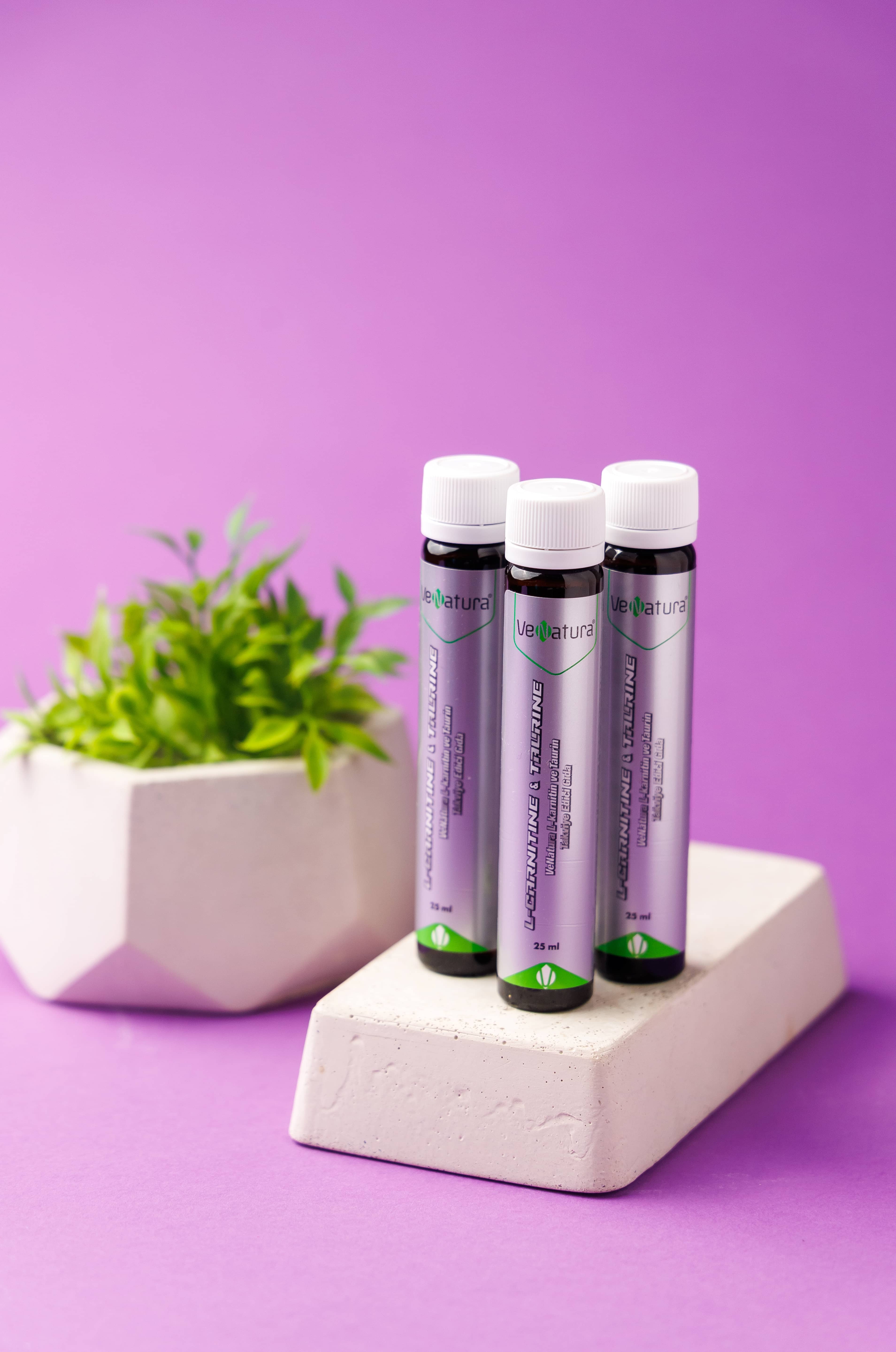 Venatura L-karnitin ve Taurin 25 ml x 20 Adet Şişe 3