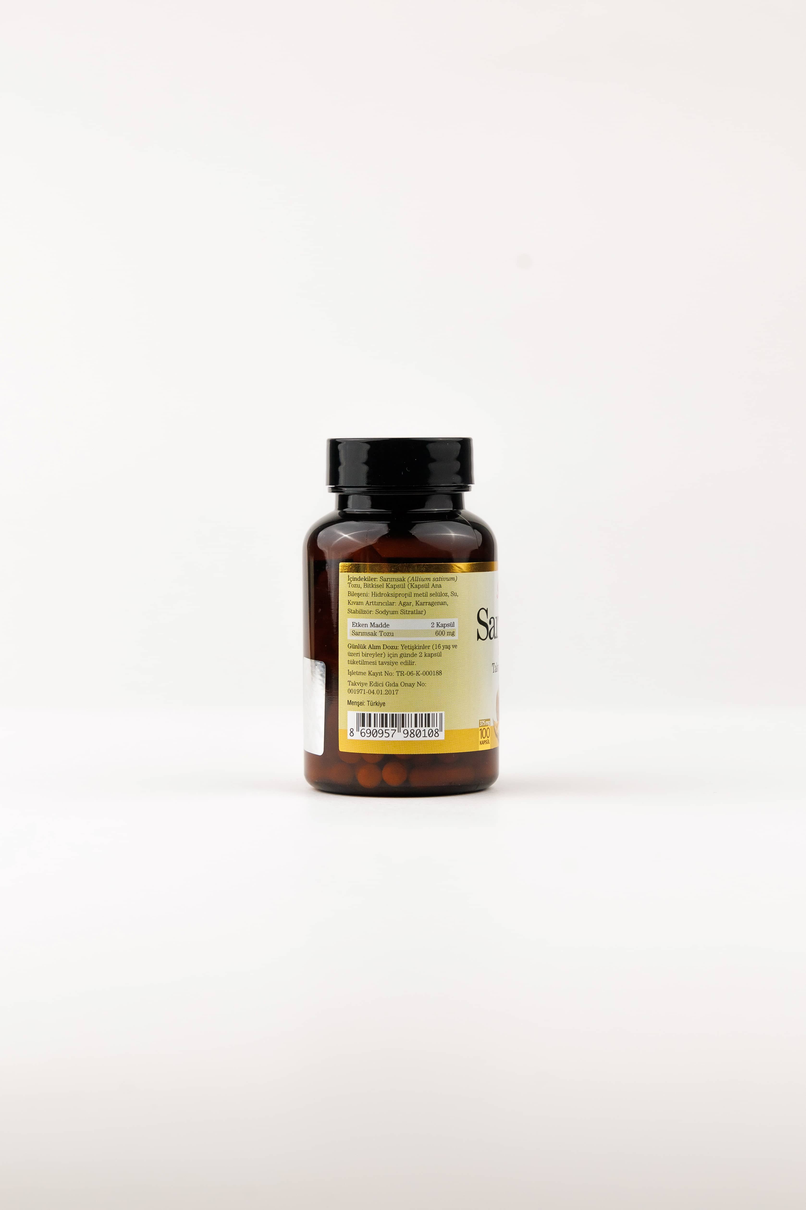 Balen Sarimsak Tozu 375 mg, 100 kapsul 3